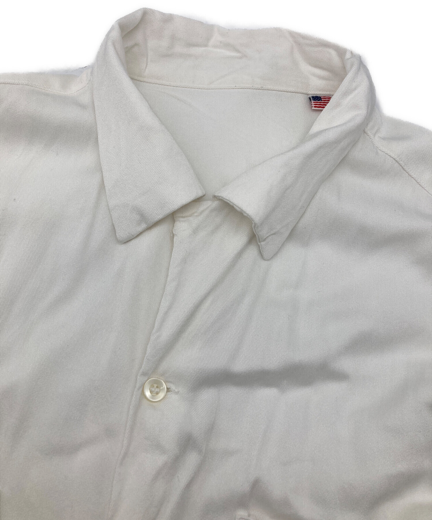 中古・古着通販】A.R.P (アープ) Rayon Loop Collar Shirt ホワイト 
