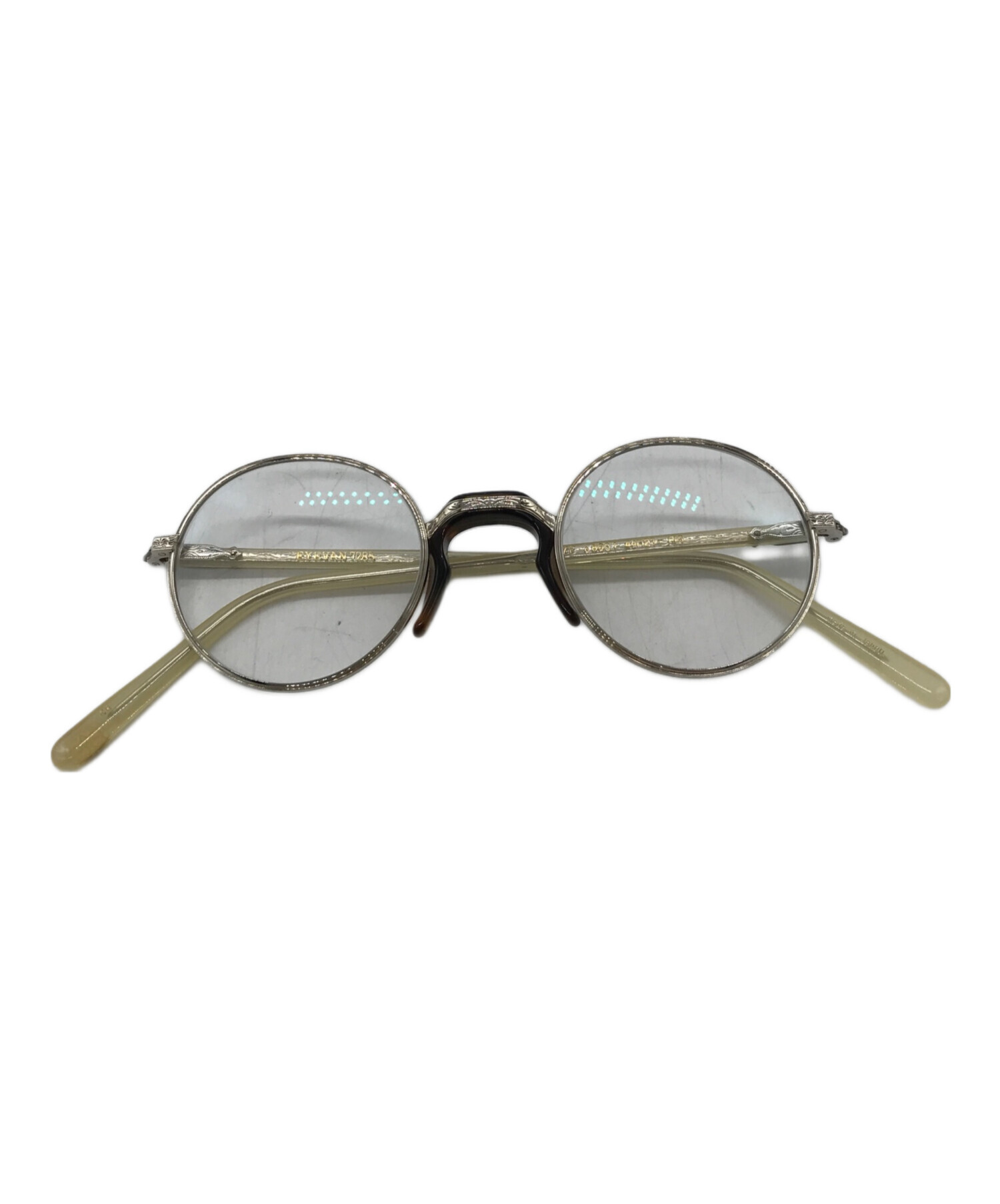 中古・古着通販】EYEVAN (アイヴァン) アイウェア シルバー×ブラウン