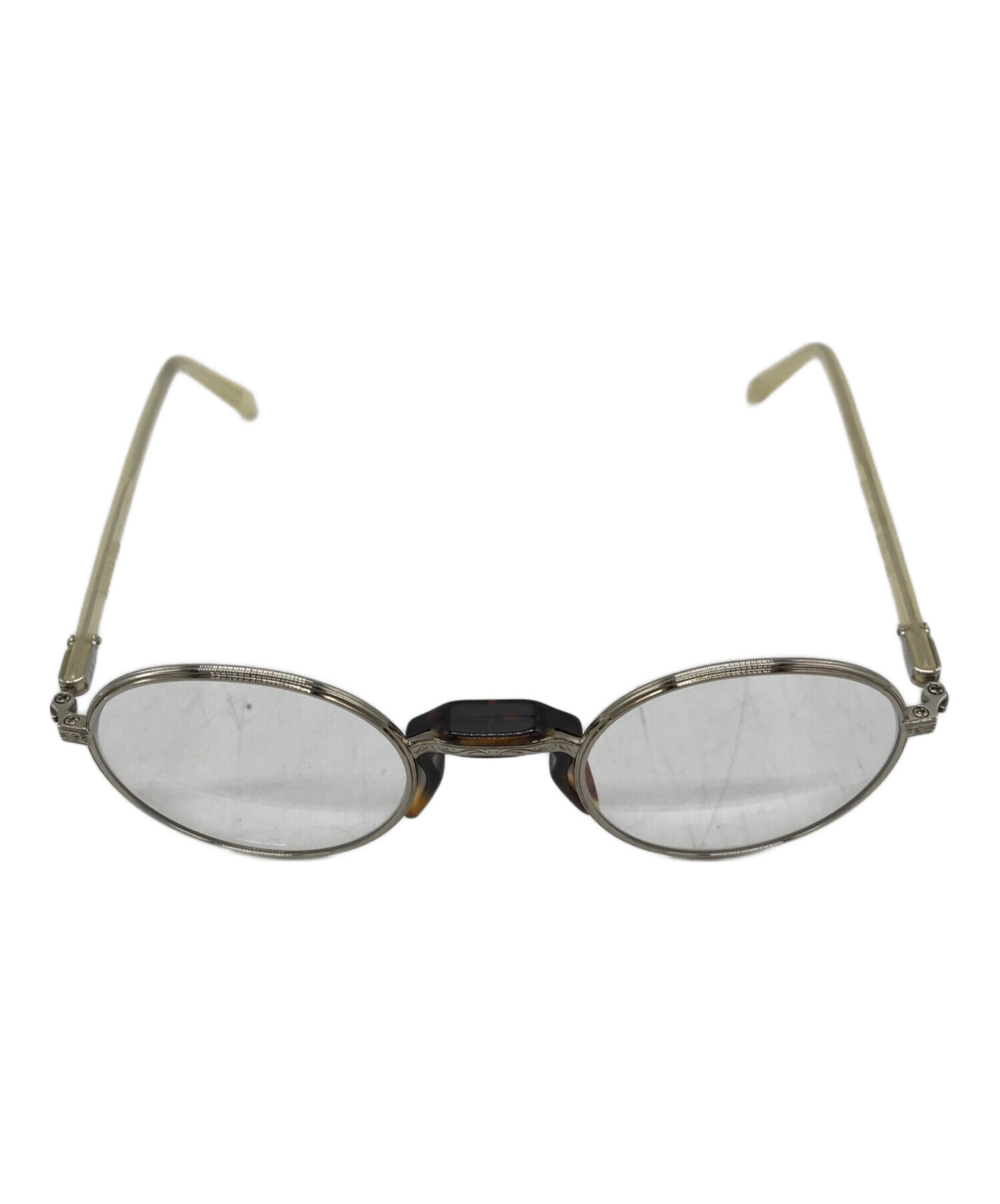 中古・古着通販】EYEVAN (アイヴァン) アイウェア シルバー×ブラウン