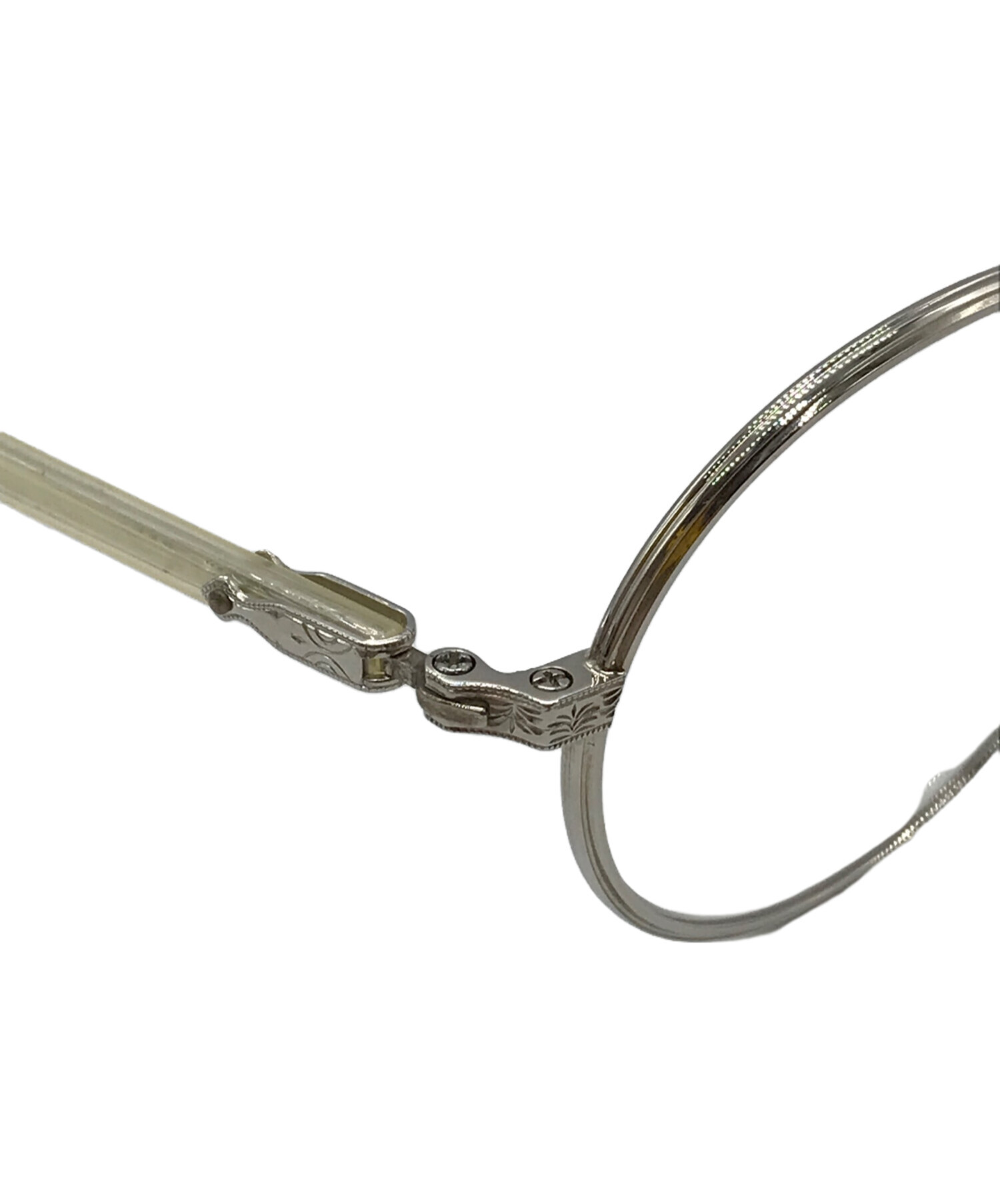 中古・古着通販】EYEVAN (アイヴァン) アイウェア シルバー×ブラウン