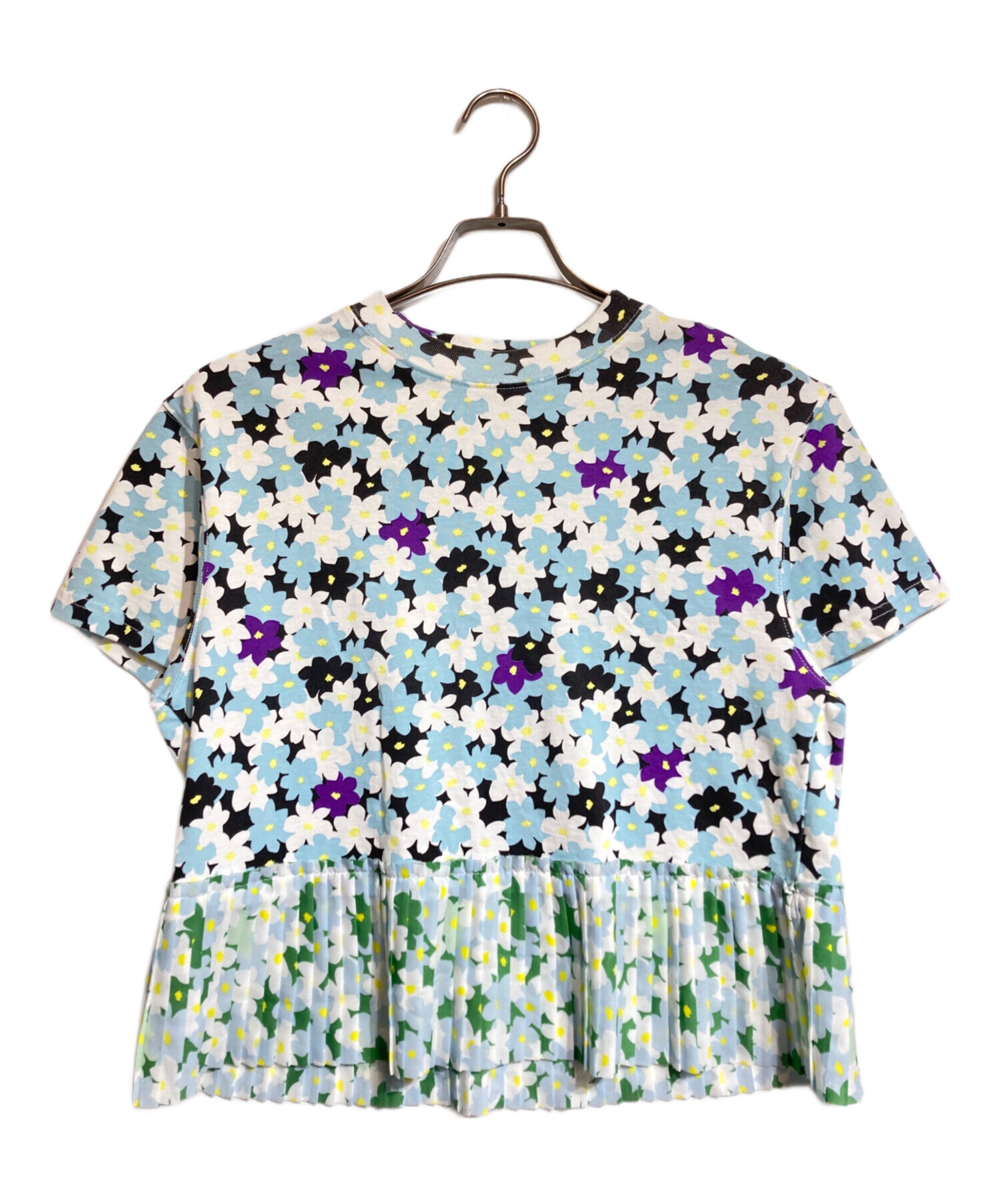 中古・古着通販】KENZO (ケンゾー) 花柄カットソー ブルー サイズ:S