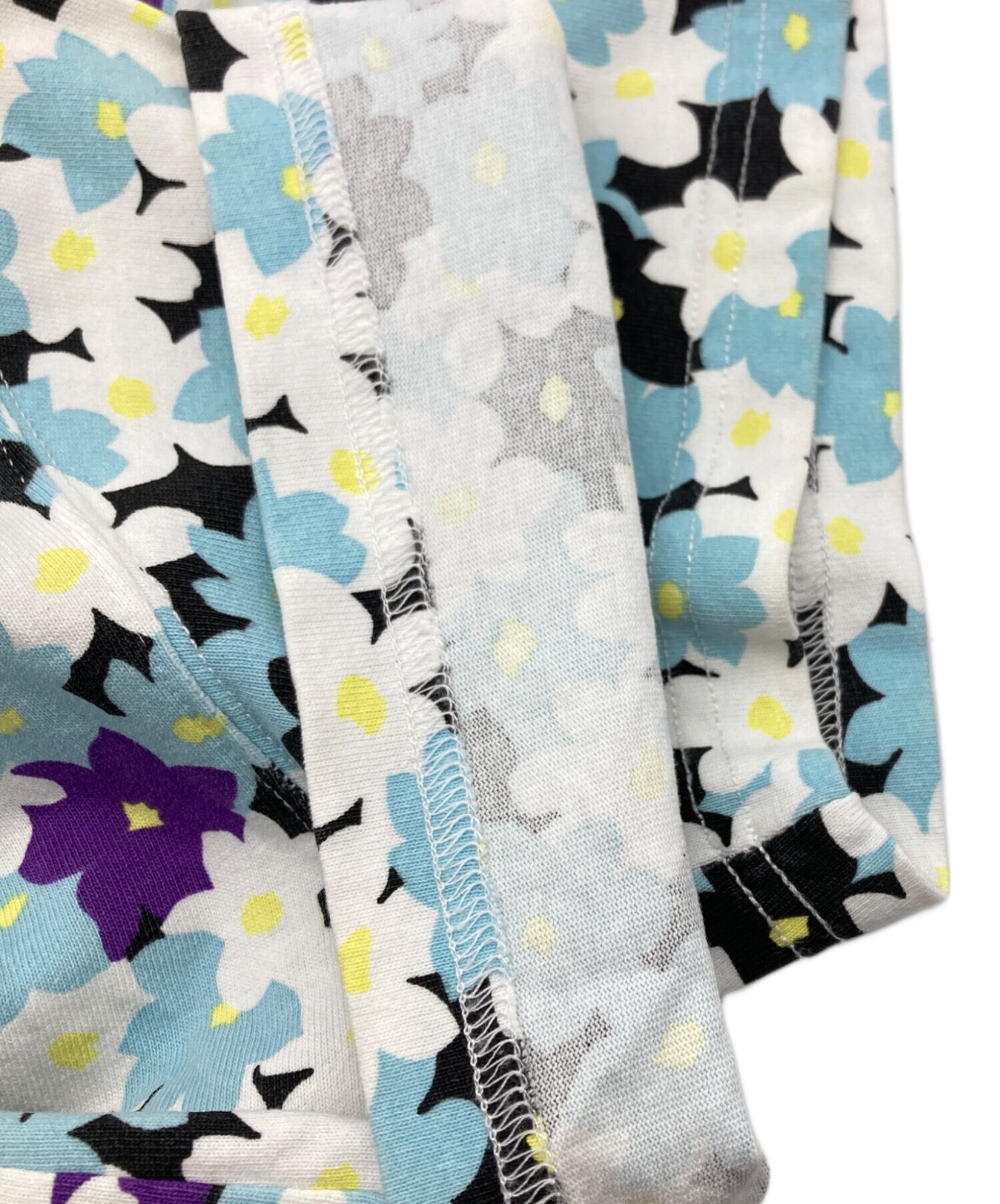 中古・古着通販】KENZO (ケンゾー) 花柄カットソー ブルー サイズ:S