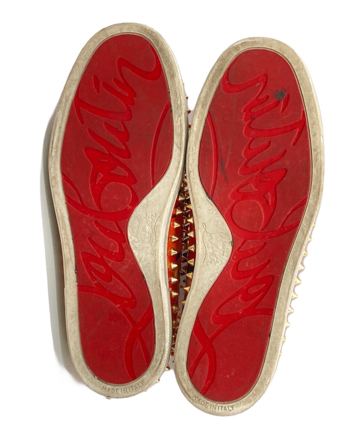 Christian Louboutin スタッズ　スニーカー サイズ37 中古・古着通販】Christian Louboutin (クリスチャン・ルブタン