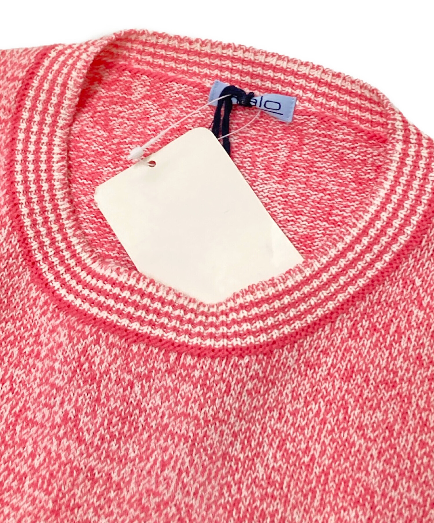中古・古着通販】MALO (マーロ) コットンニット ピンク サイズ:50