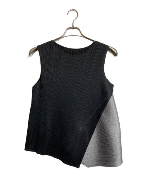 PLEATS PLEASE トップス中古品 中古・古着通販】PLEATS PLEASE (プリーツプリーズ) バイカラー