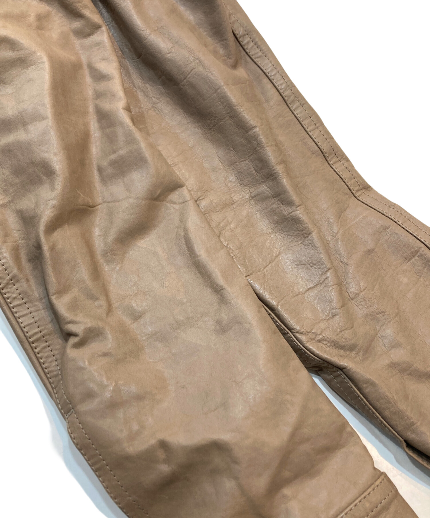 Rick Owens シングルライダースジャケット 中古・古着通販】RICK OWENS (リックオウエンス) シングル