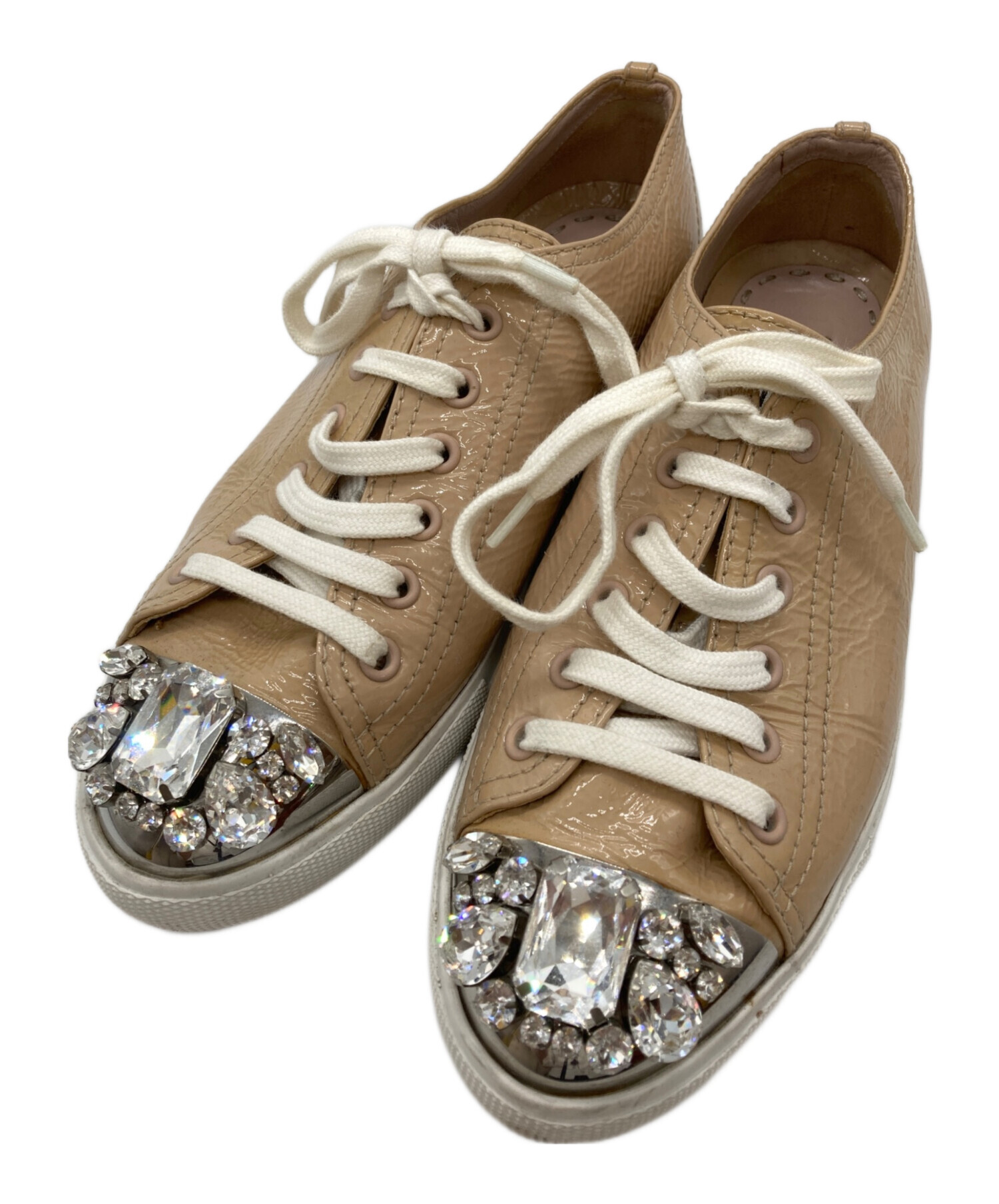 中古・古着通販】MIU MIU (ミュウミュウ) パテントビジュー 中古・古着通販】MIU MIU (ミュウミュウ) パテントビジュー