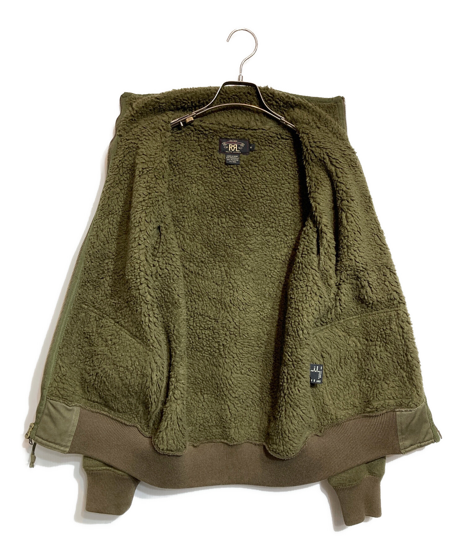 中古・古着通販】RRL (ダブルアールエル) ニット×ボアフリース