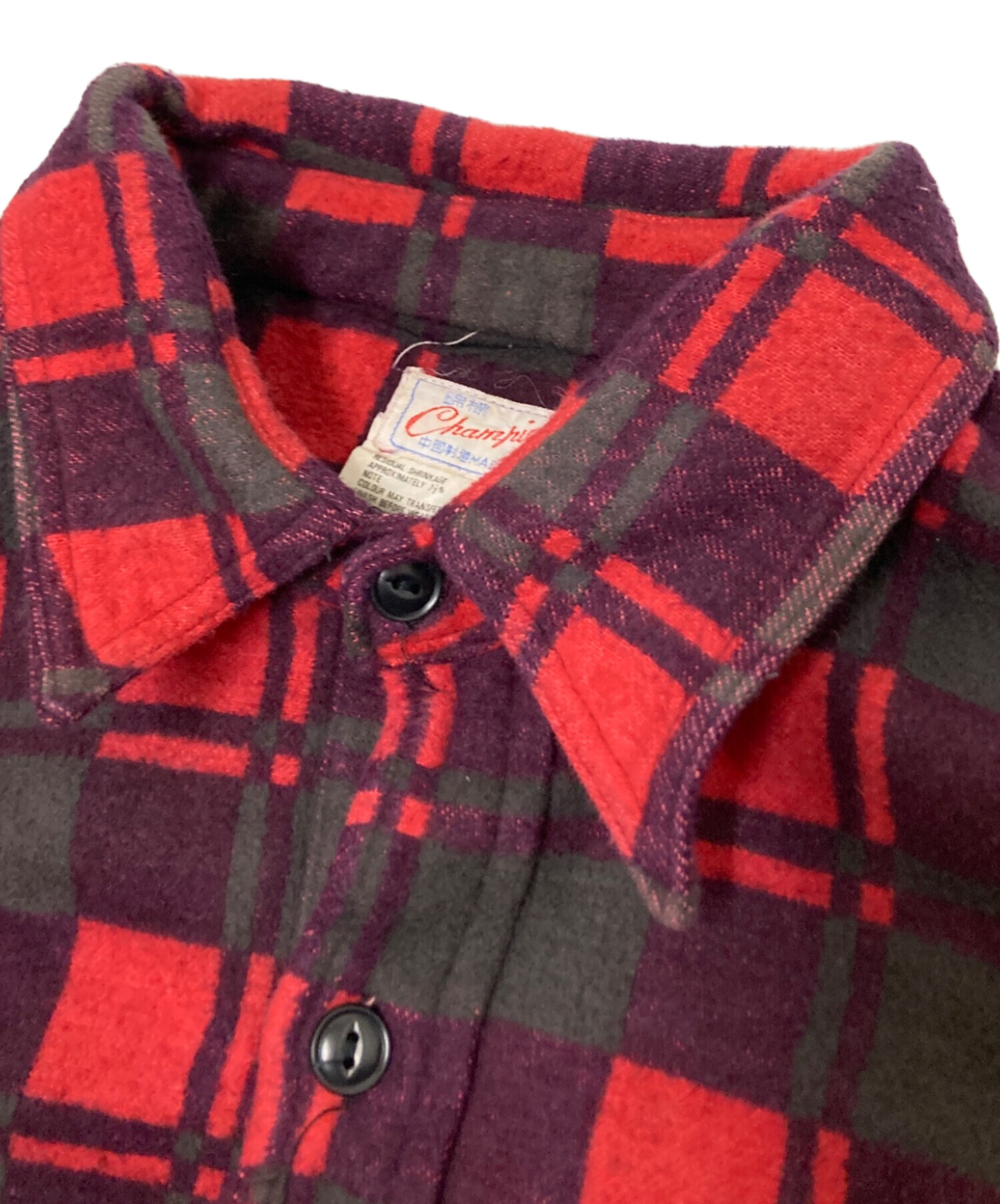 中古・古着通販】Champion (チャンピオン) ヘビーチェックネルシャツ