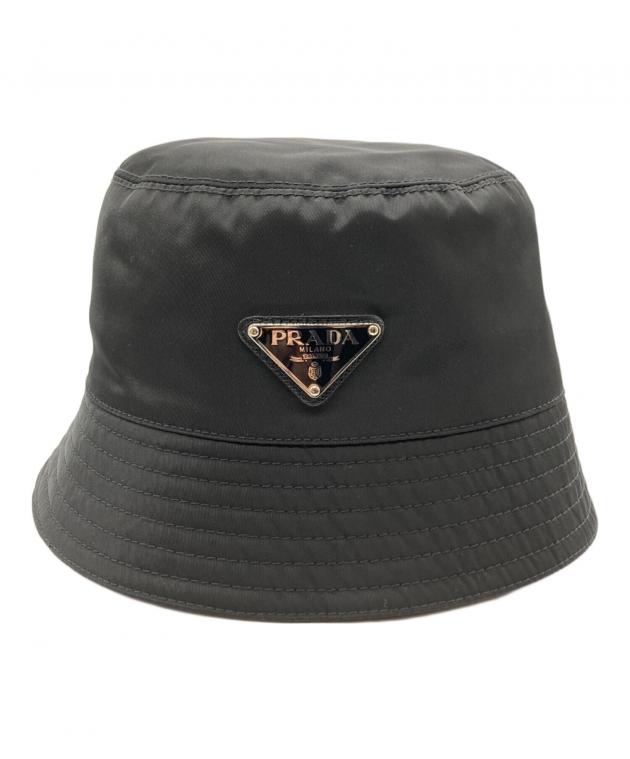 中古・古着通販】PRADA (プラダ) Re-nylon バケットハット ブラック
