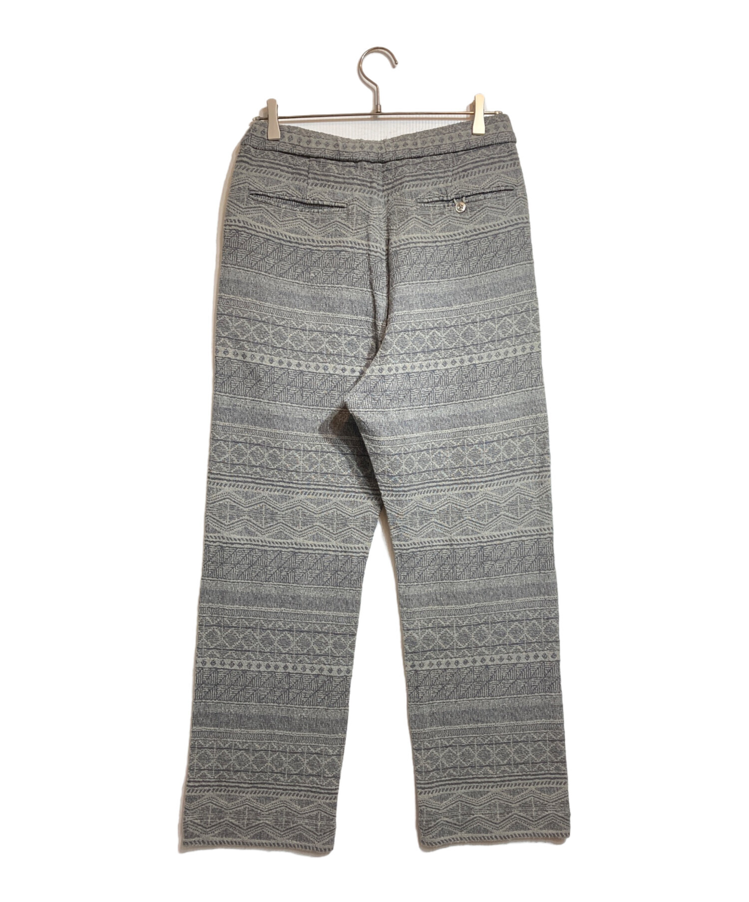 【中古・未使用品】スノーピーク Cotton Silk Jacquard Easy Pants M グレー PA-20AU104 メンズ  Peak イージーパンツ アウトドアウェア 未使用】スノーピーク Cotton Silk Jacquard Easy Pants M グレー PA