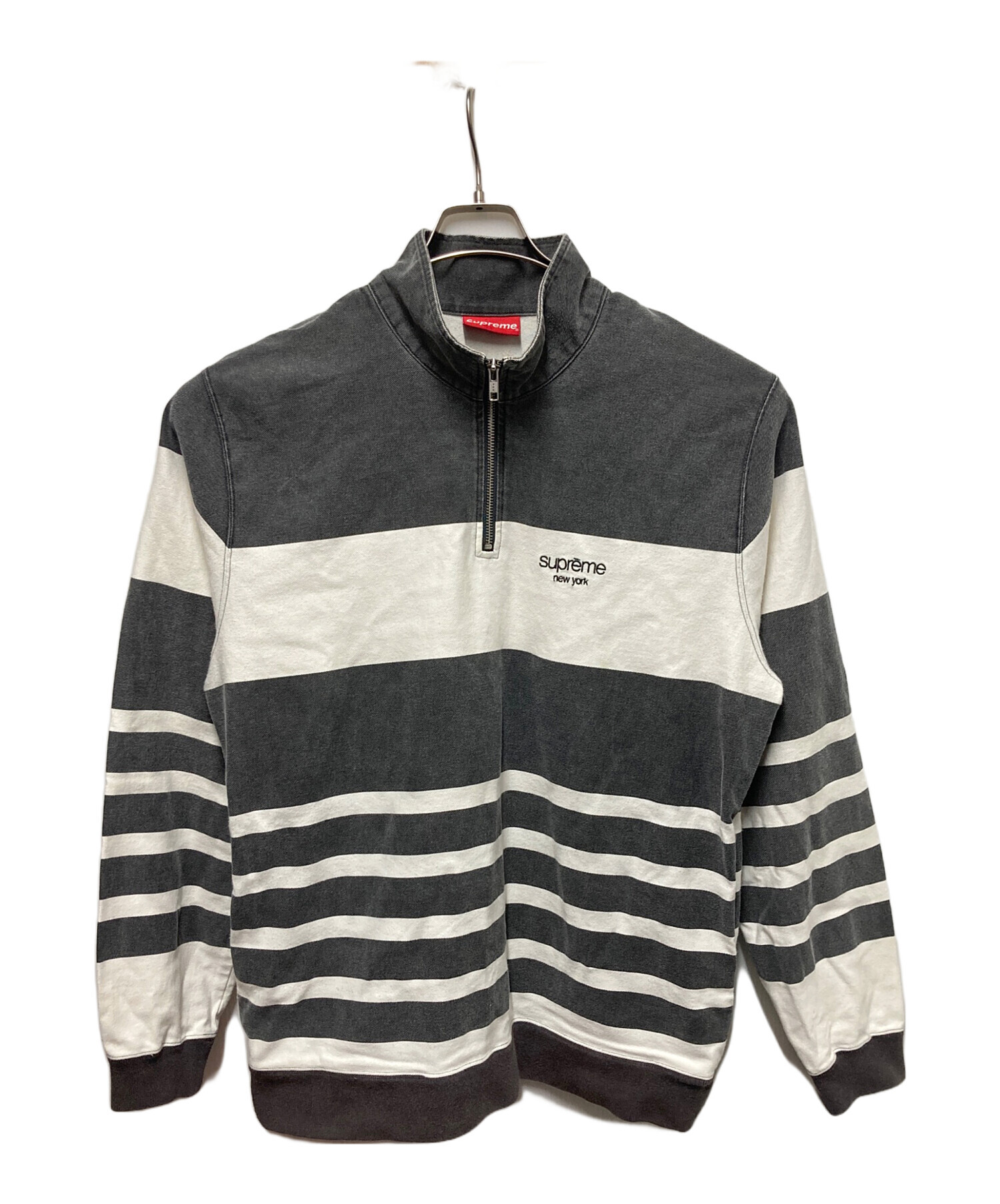 中古・古着通販】SUPREME (シュプリーム) printed stripe half zip 