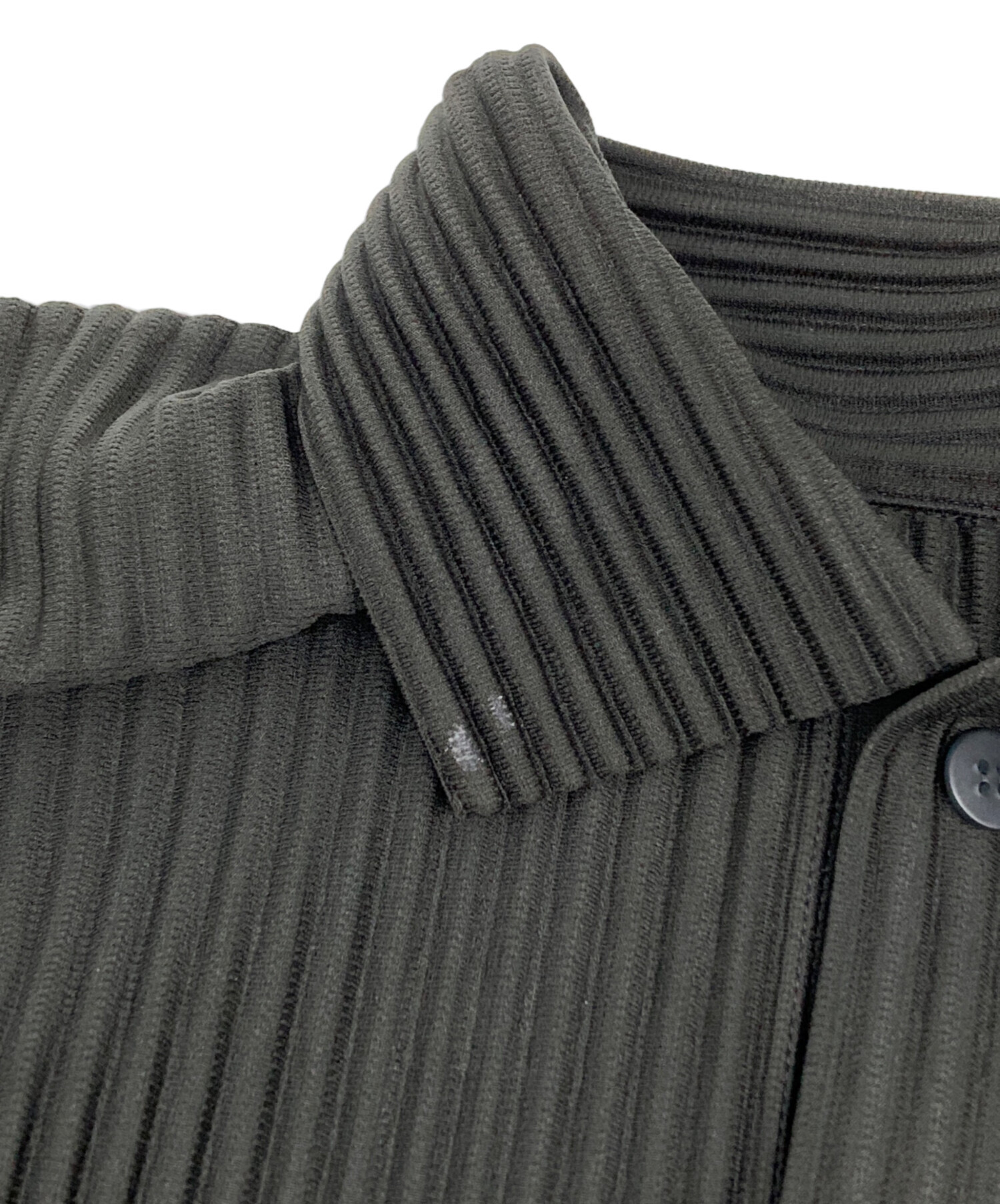 プリーツポロシャツ　オムプリッセイッセイミヤケ　サイズ2 黒 中古・古着通販】HOMME PLISSE ISSEY MIYAKE (オムプリッセ イッセイ