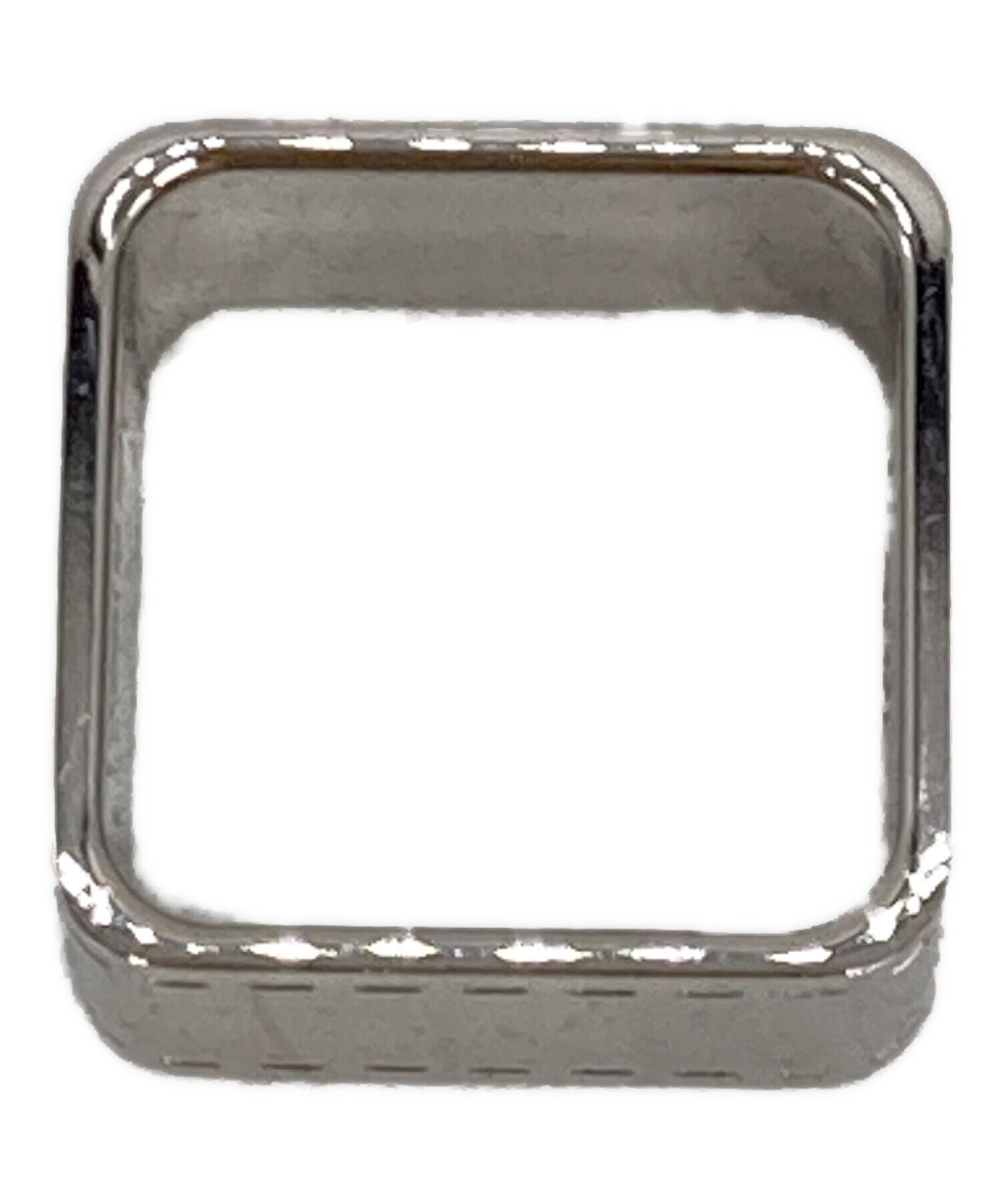 中古・古着通販】HERMES (エルメス) スカーフリング シルバー サイズ