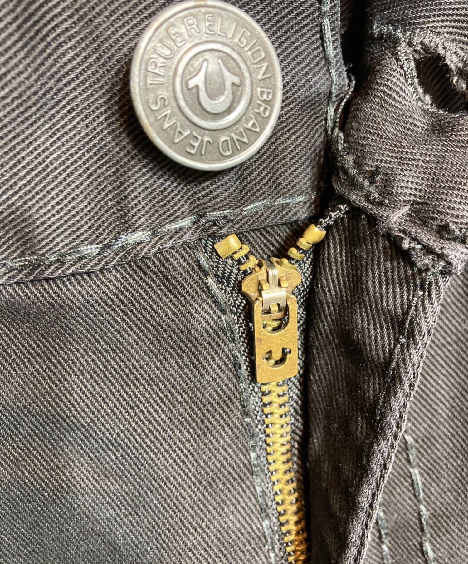 中古・古着通販】TRUE RELIGION (トゥルー レリジョン) ブラックデニム 