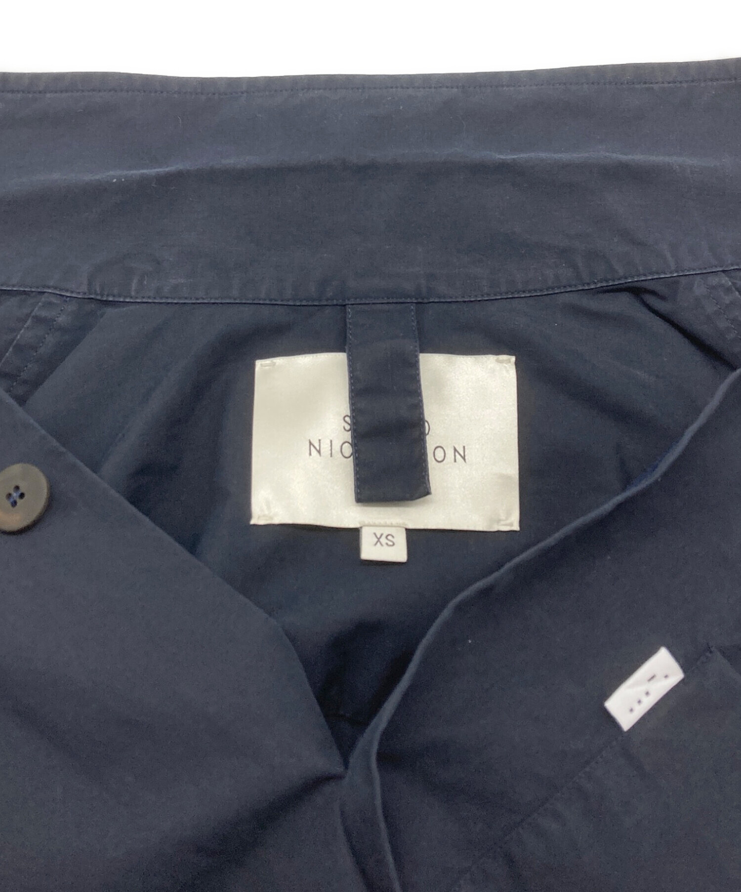 STUDIO NICHOLSON スタジオニコルソン カジュアルシャツ XS 青 【古着】【中古】【送料無料】 中古・古着通販】STUDIO NICHOLSON (スタジオ ニコルソン) BEAMS PLUS