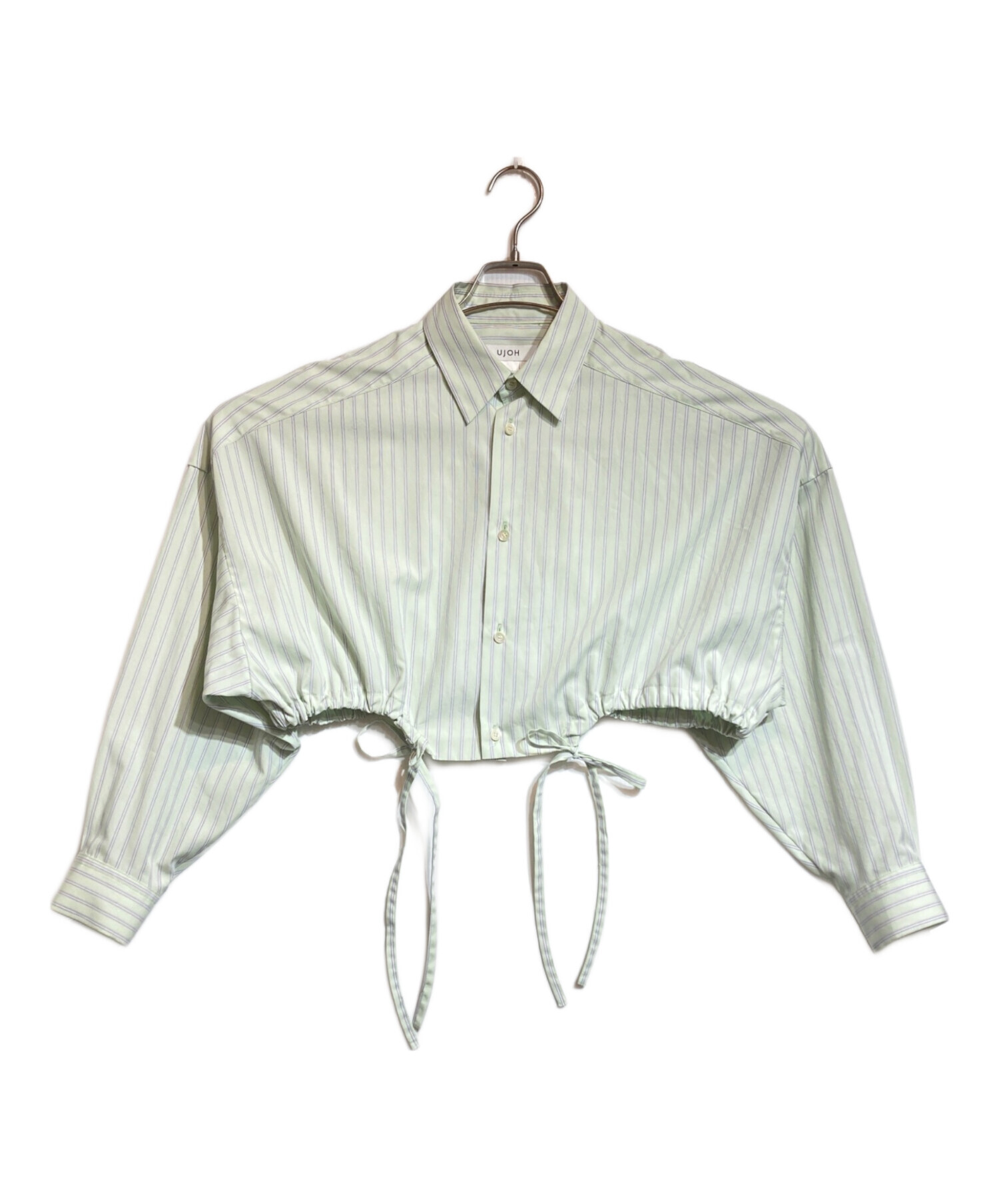 中古・古着通販】Ujoh (ウジョー) cropped shirt グリーン サイズ:2 