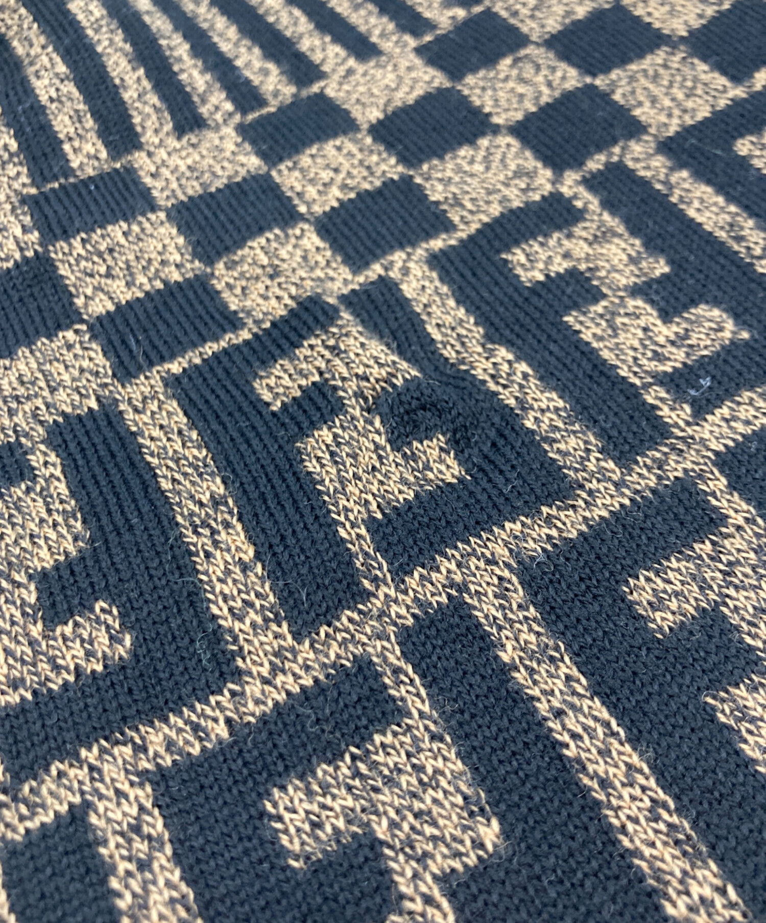 中古・古着通販】FENDI (フェンディ) ズッカ柄マフラー ブラウン