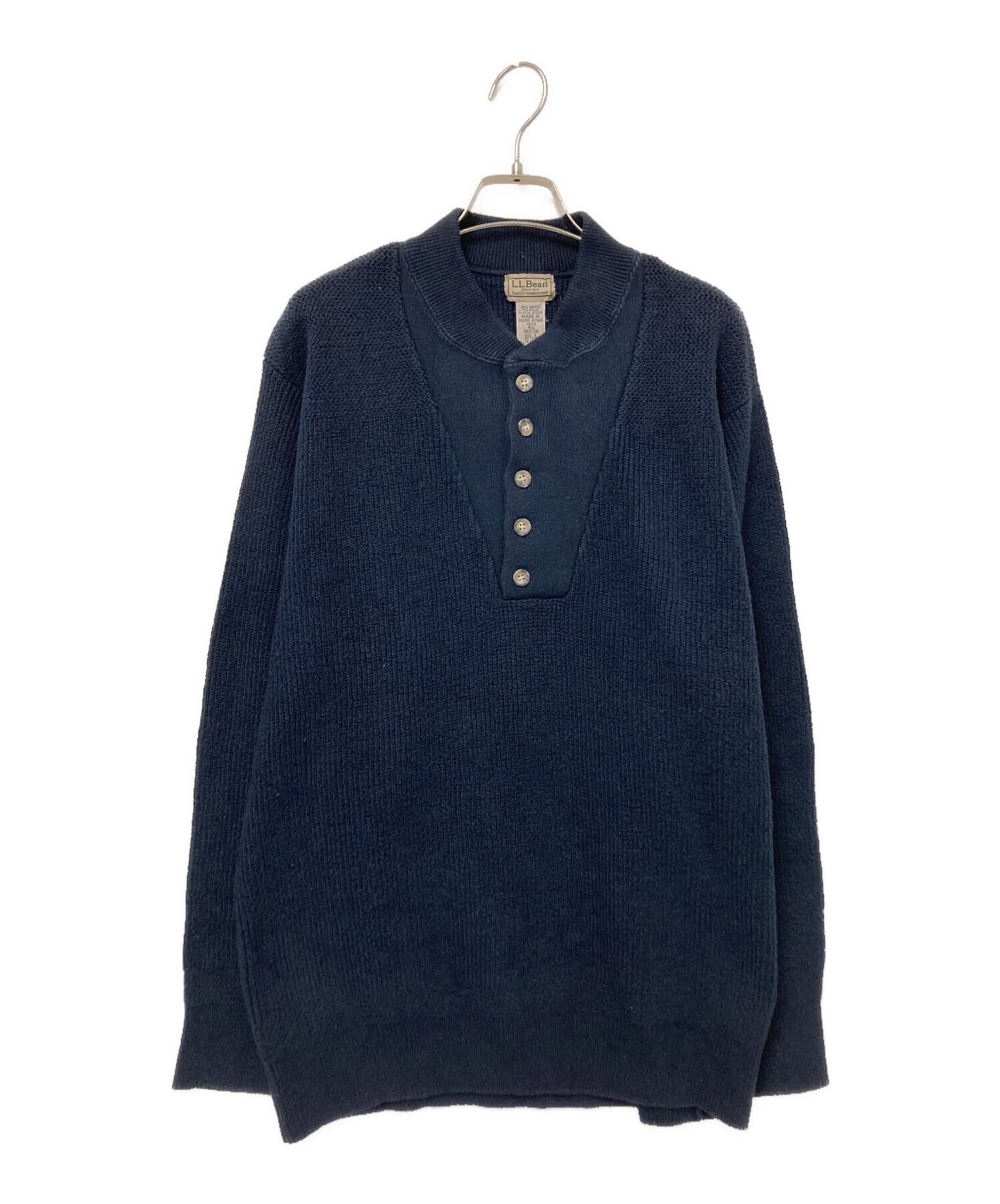 中古・古着通販】L.L.Bean (エルエルビーン) ヘンリーネックニット