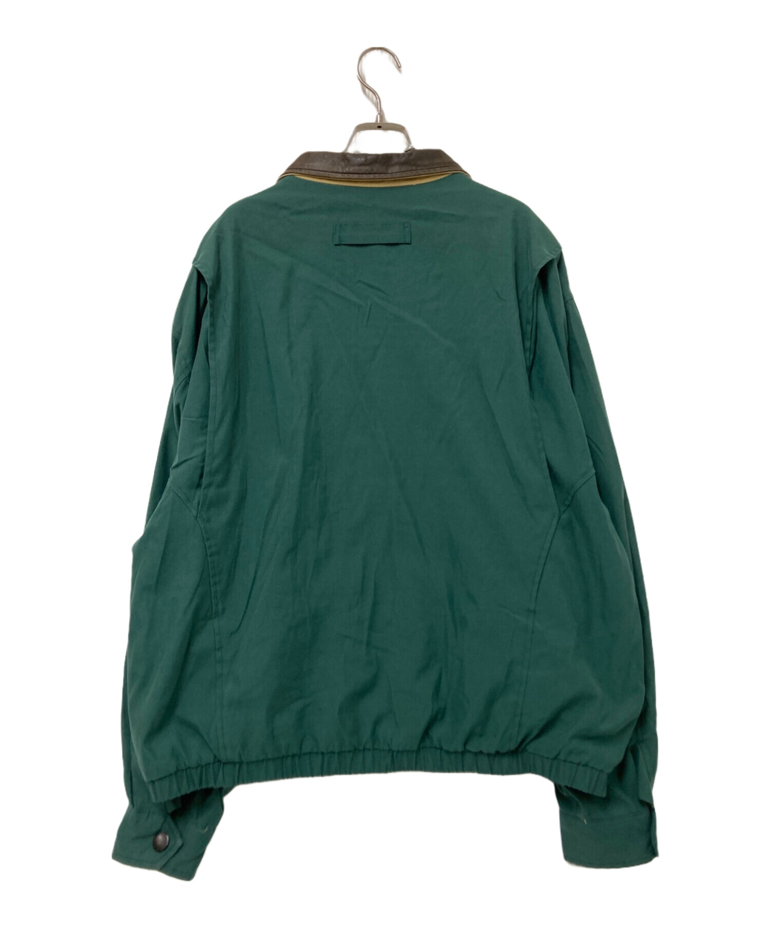 中古・古着通販】Eddie Bauer (エディーバウアー) 襟レザーブルゾン 