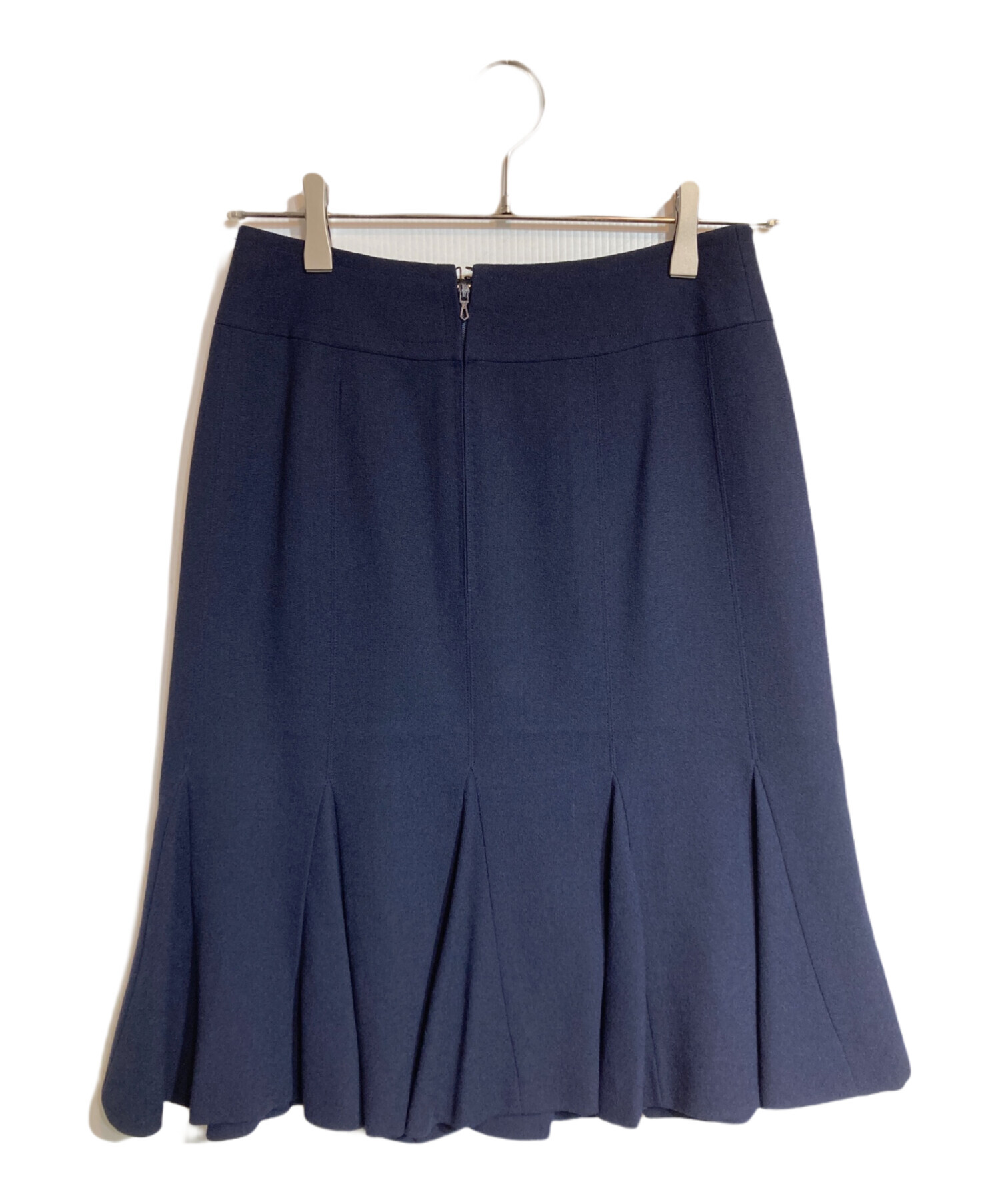 セリーヌ CELINE スカート 2J388344P 36 中古・古着通販】CELINE (セリーヌ) チェーンフリルスカート ネイビー