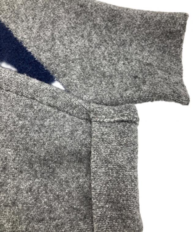 中古・古着通販】NKNIT (ンニット) ハートパターンニット グレー