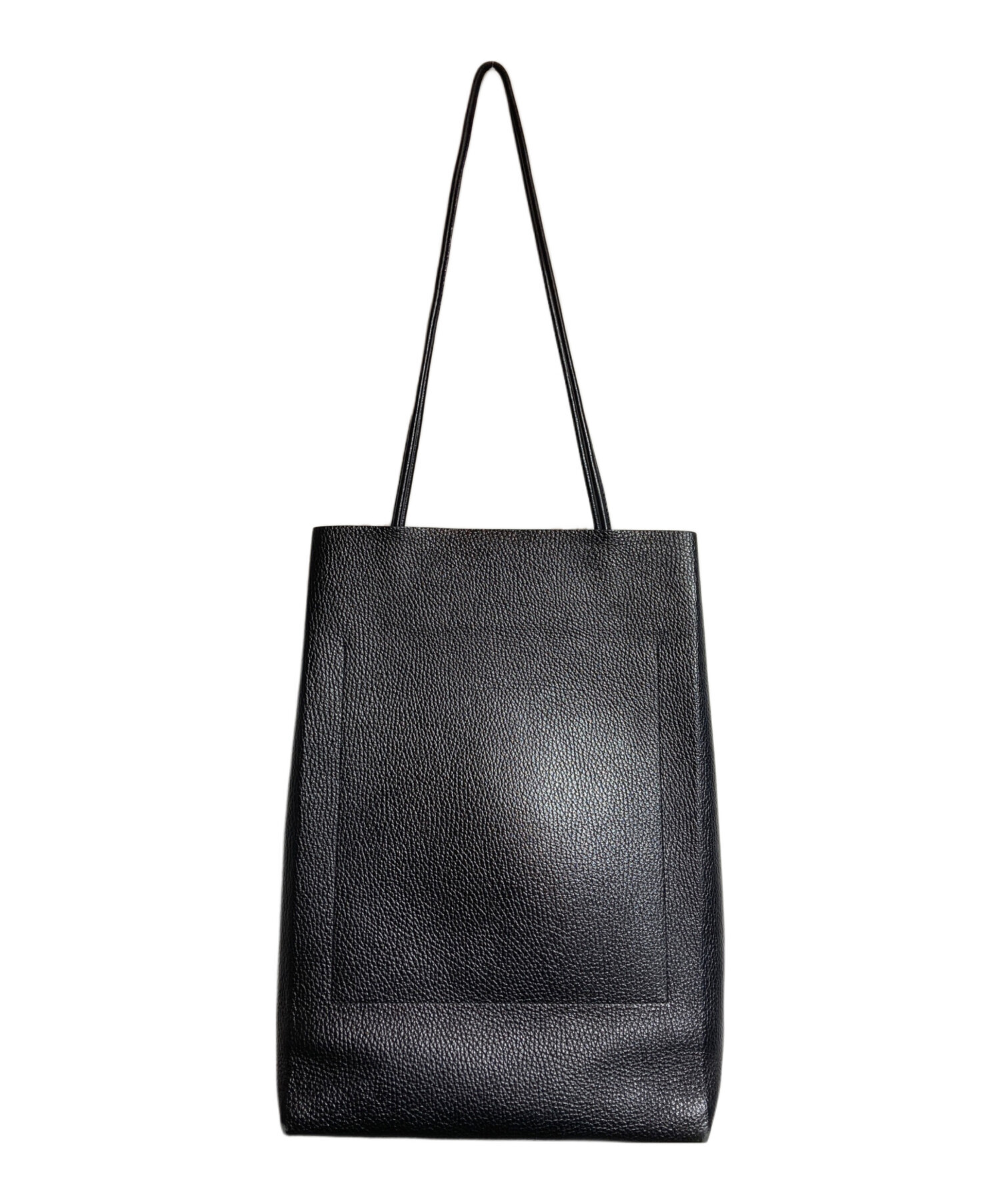 Aeta ブラックレザートートバッグ