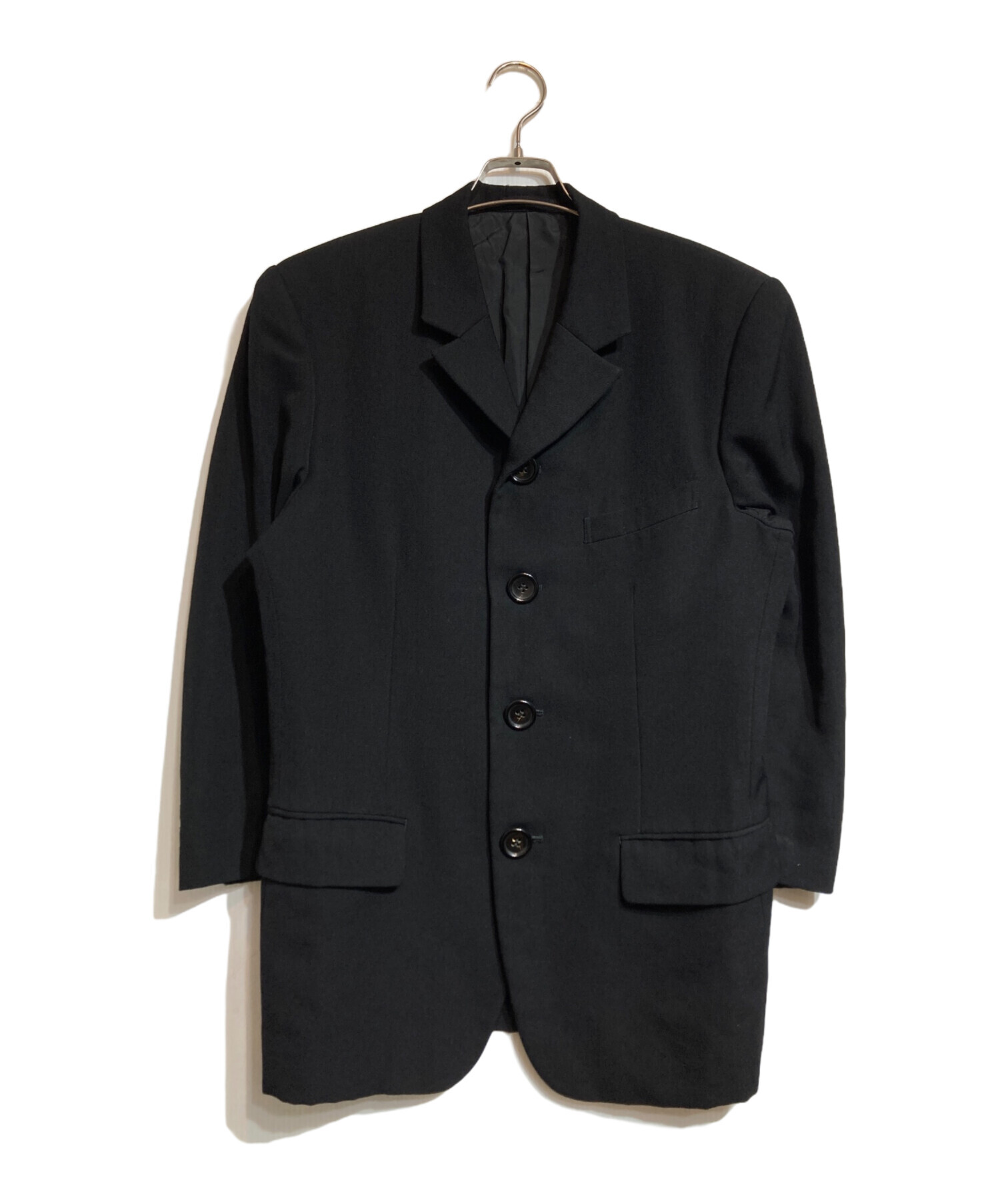 BLACK COMME des GARCONS 4Bジャケット ウールギャバジン