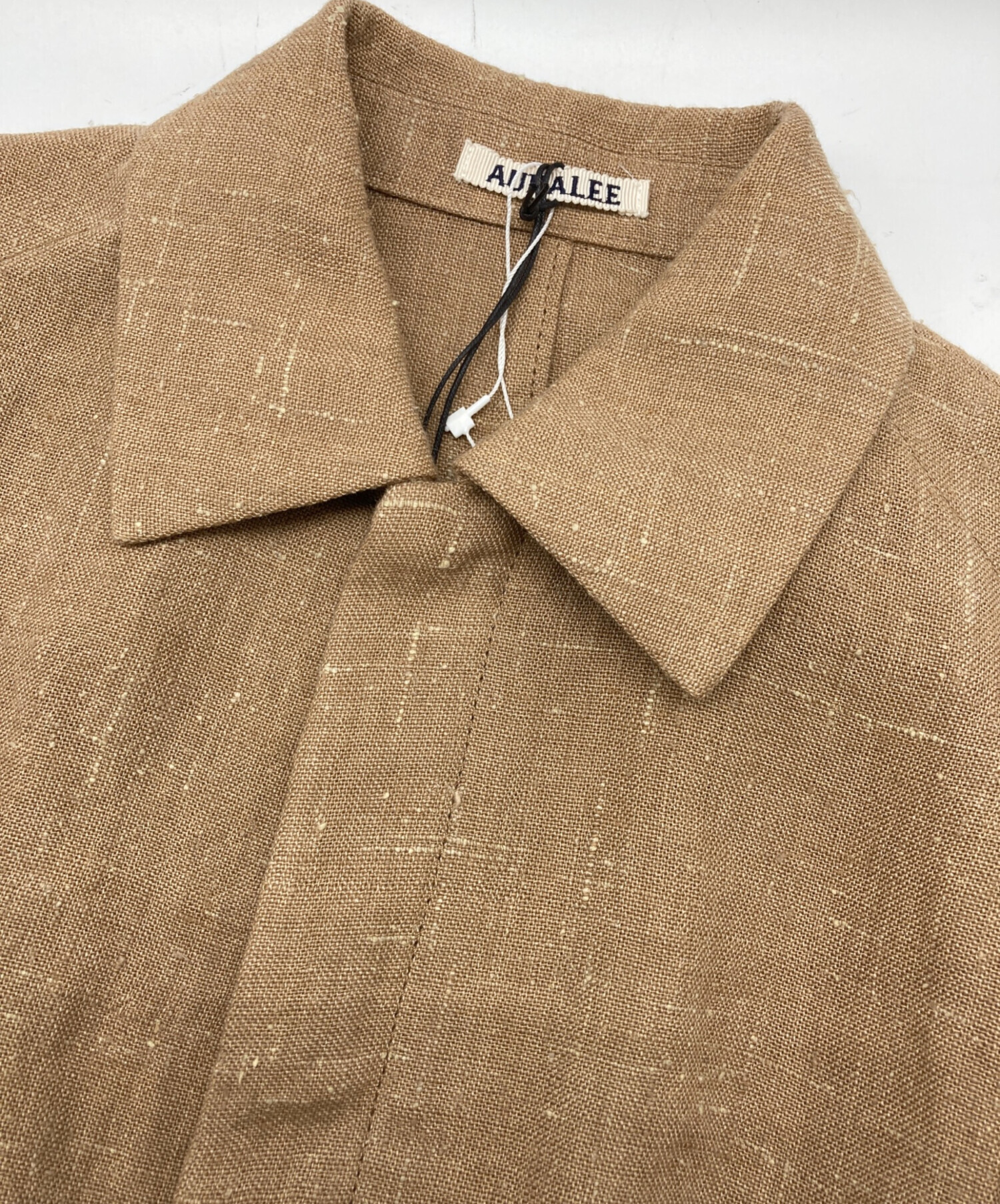 中古・古着通販】AURALEE (オーラリー) LINEN SILK TWEED BLOUSON