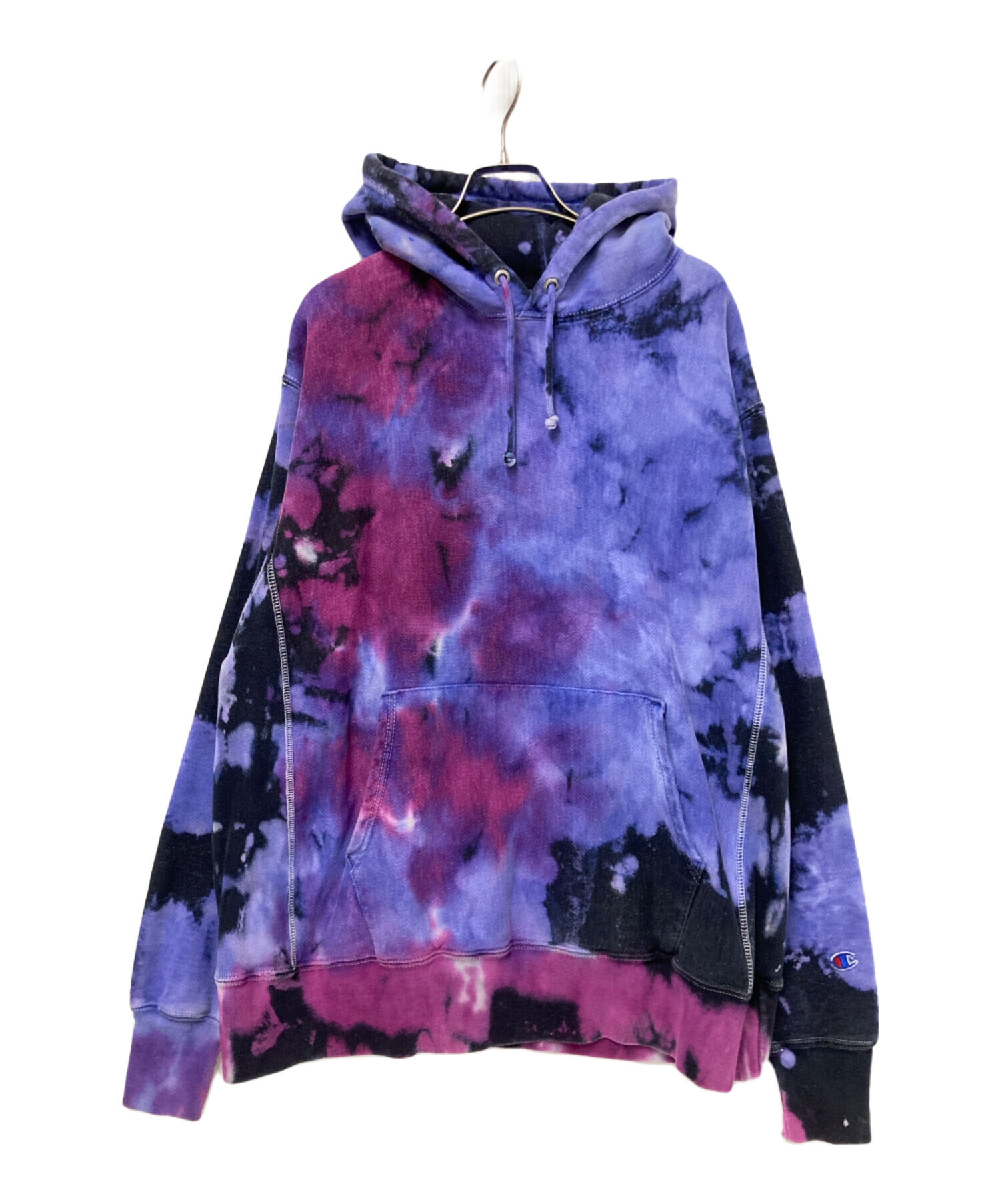 【t様】【美品】Champion リバースウィーブパーカー パープル 中古・古着通販】Champion (チャンピオン) リバースウィーブパーカー