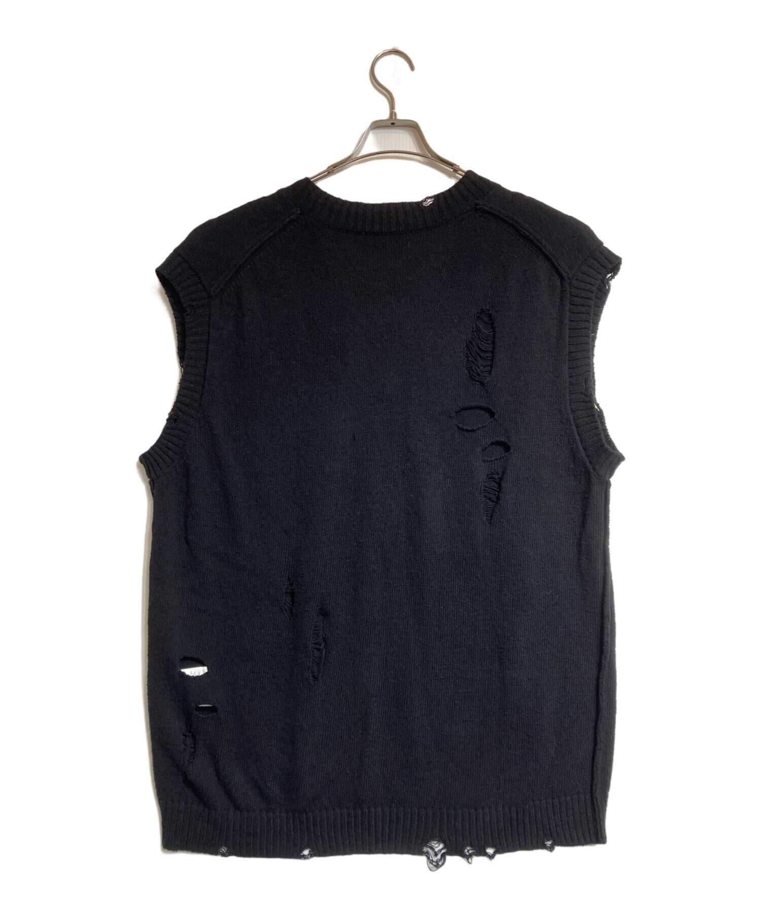 中古・古着通販】YOHJI YAMAMOTO (ヨウジヤマモト) Damage Knit Vest 
