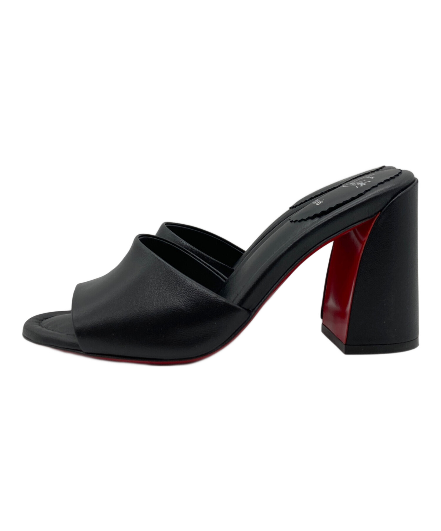 クリスチャンルブタン　美品　36ハーフ　サンダルミュール クリスチャンルブタン 36サイズ サンダル Christian Louboutin