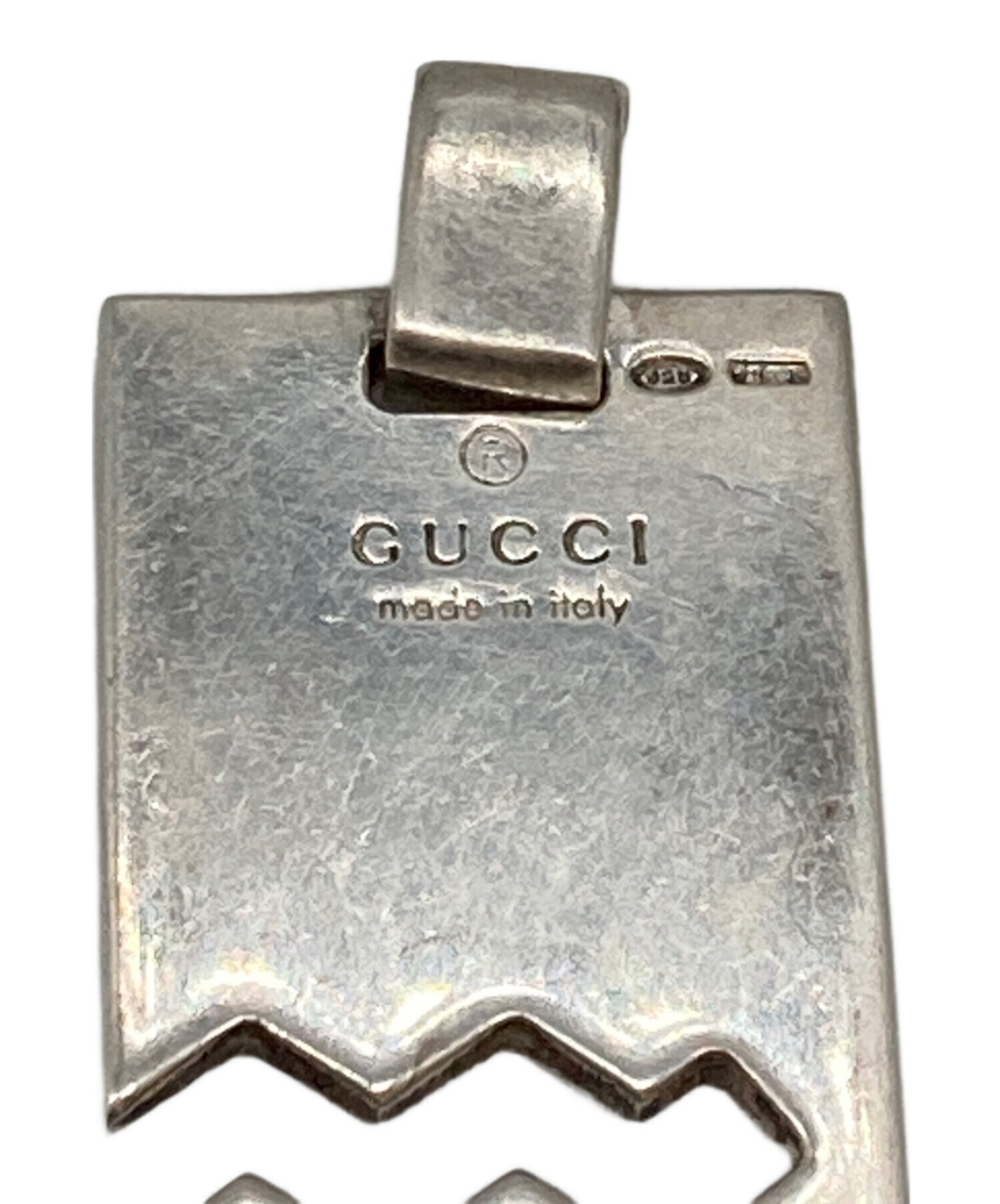 グッチ GUCCI タウルスTAURUS ラピスラズリ シルバーペンダントトップ 