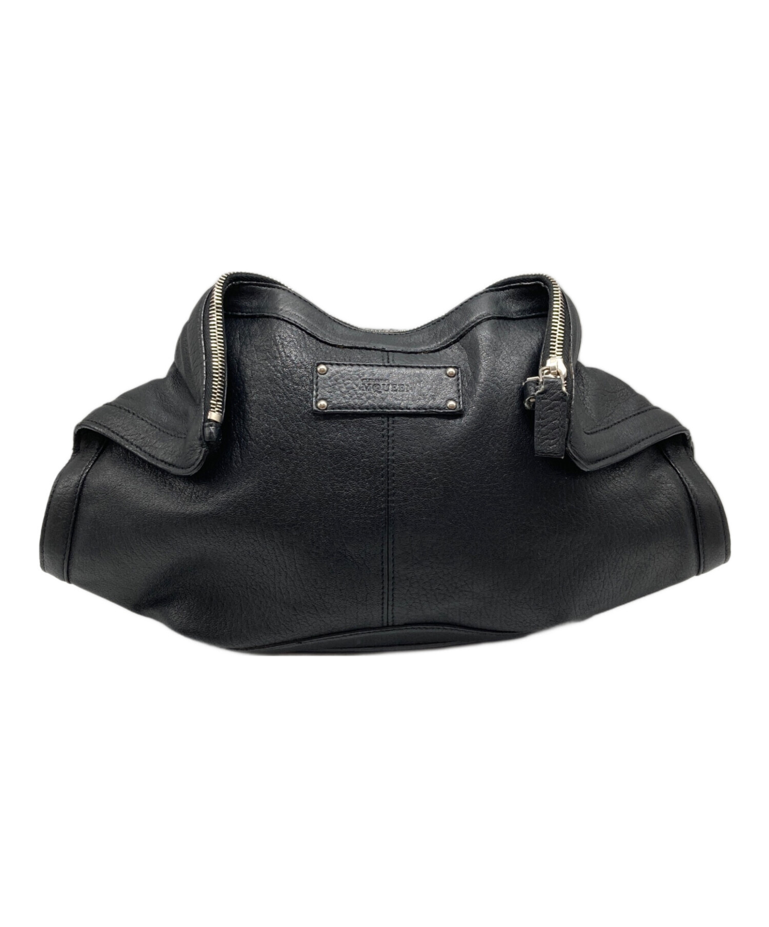 【激レア】Alexander McQueenデ・マンタクラッチ バッグ ブラック 激レア】Alexander McQueenデ・マンタクラッチ バッグ ブラック