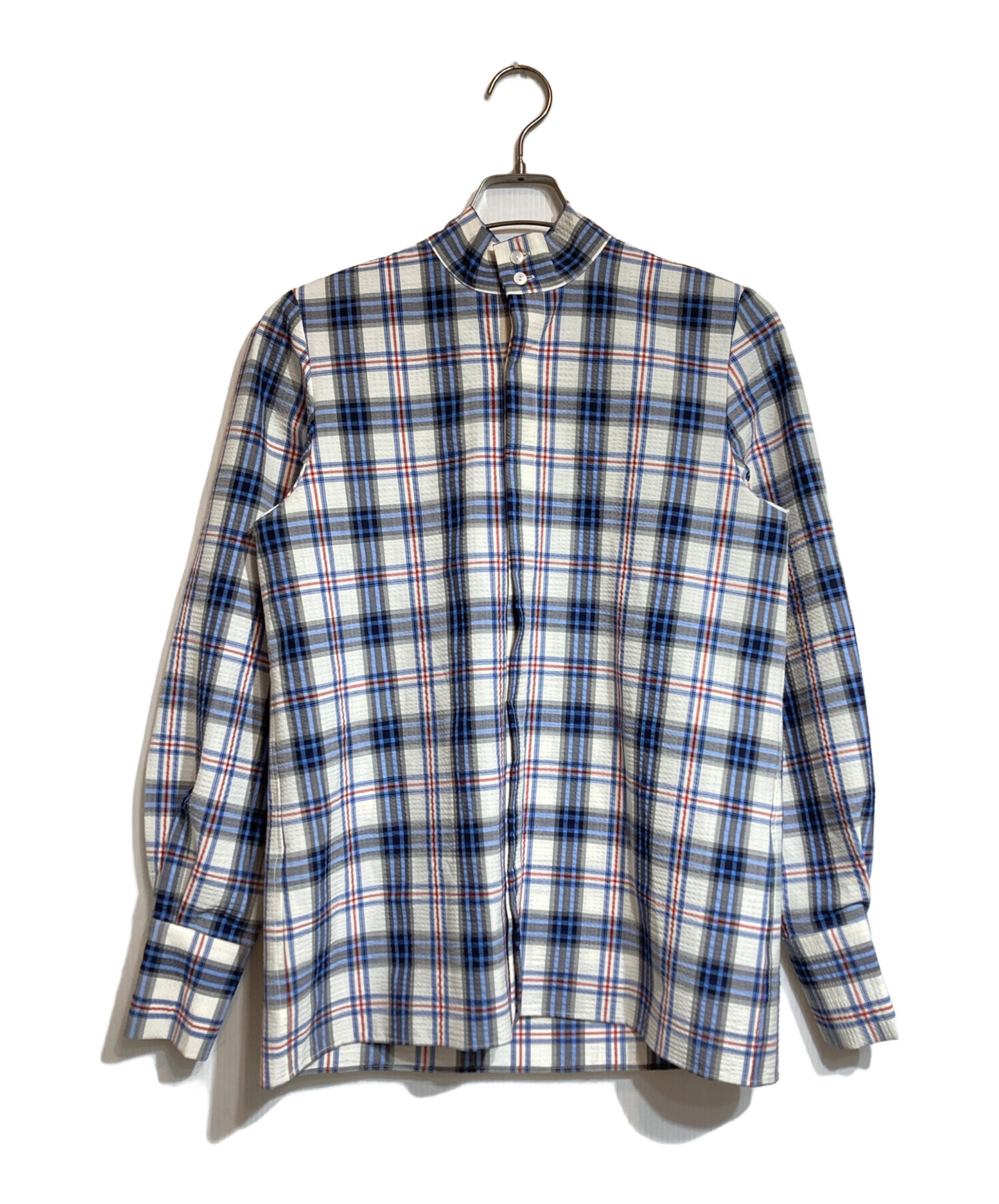 中古・古着通販】BELPER (ベルパー) シアサッカーボウタイシャツ 