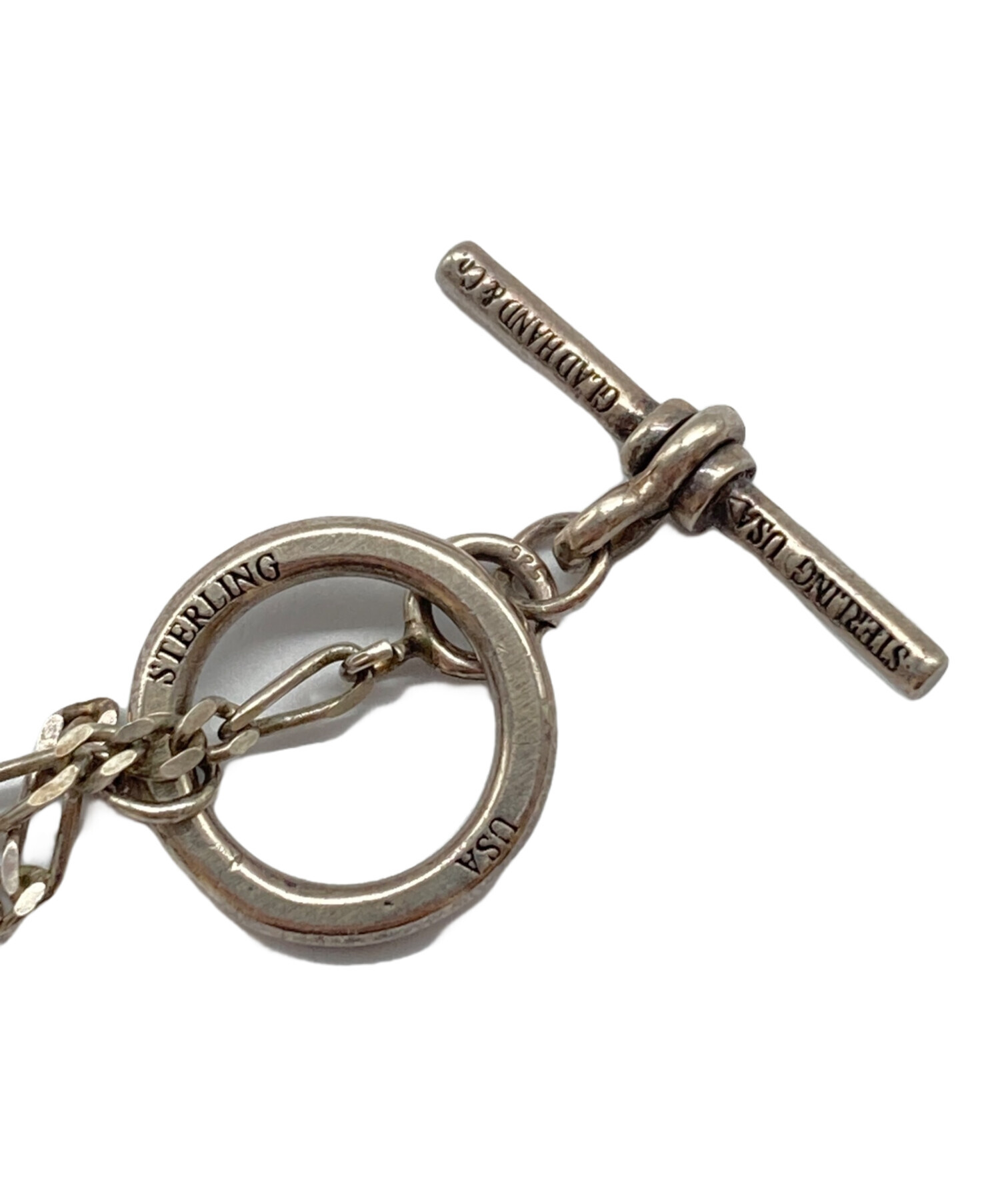 未使用品！ GLAD HAND & CO. グラッドハンド ネックレス シルバー 中古・古着通販】GLAD HAND (グラッドハンド) コインチェーン
