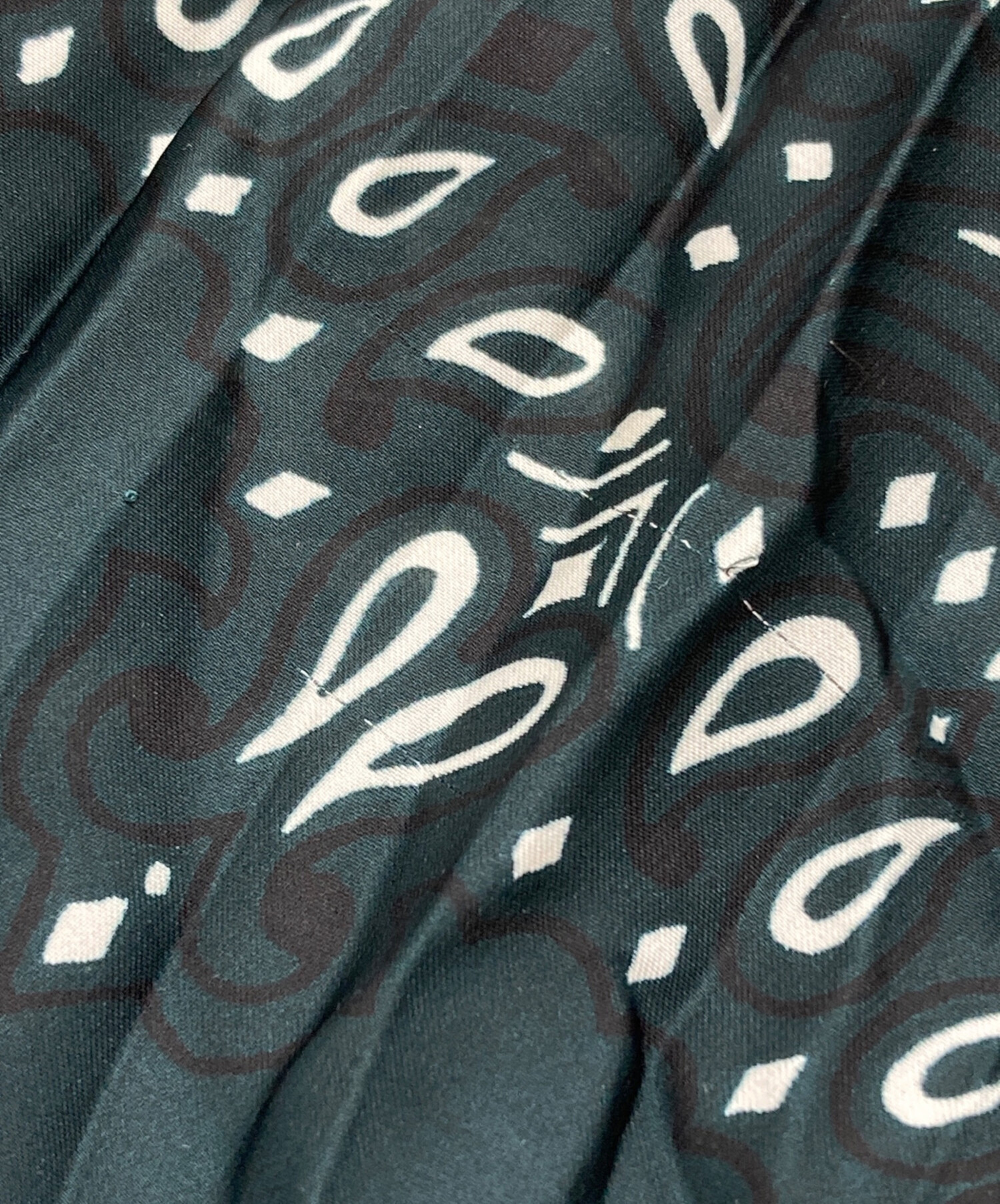 中古・古着通販】sacai (サカイ) バンダナ柄ラップスカート ネイビー