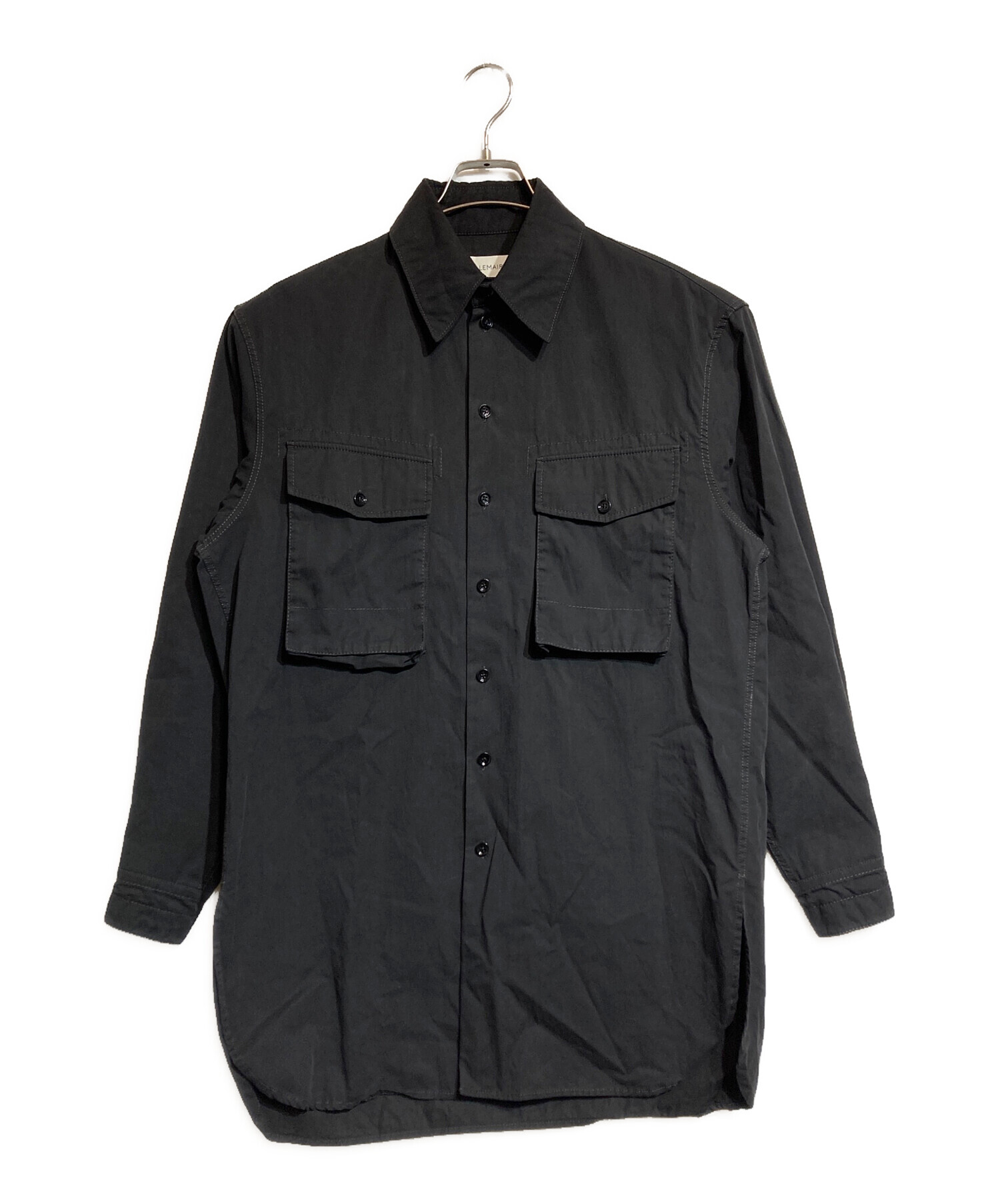 中古・古着通販】LEMAIRE (ルメール) JINGHI SAS SHIRT ブラック 