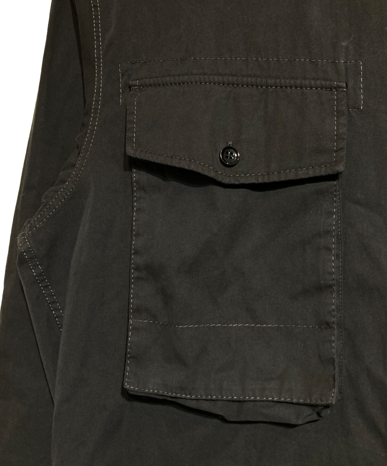 中古・古着通販】LEMAIRE (ルメール) JINGHI SAS SHIRT ブラック 