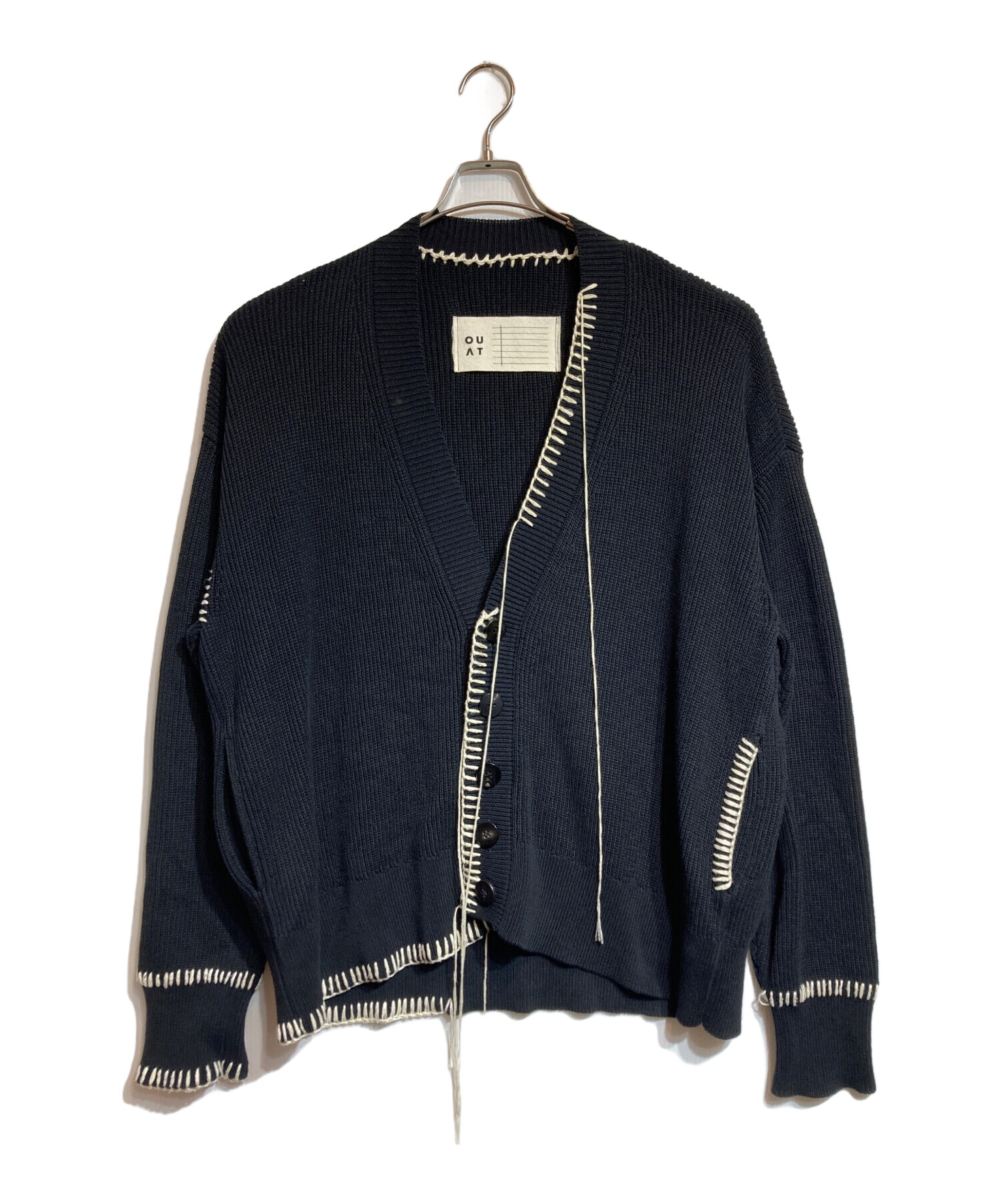 OUAT ブラックカーディガン サイズ2 中古・古着通販】OUAT (オーユーエーティー) OFFICE CARDIGAN ブラック