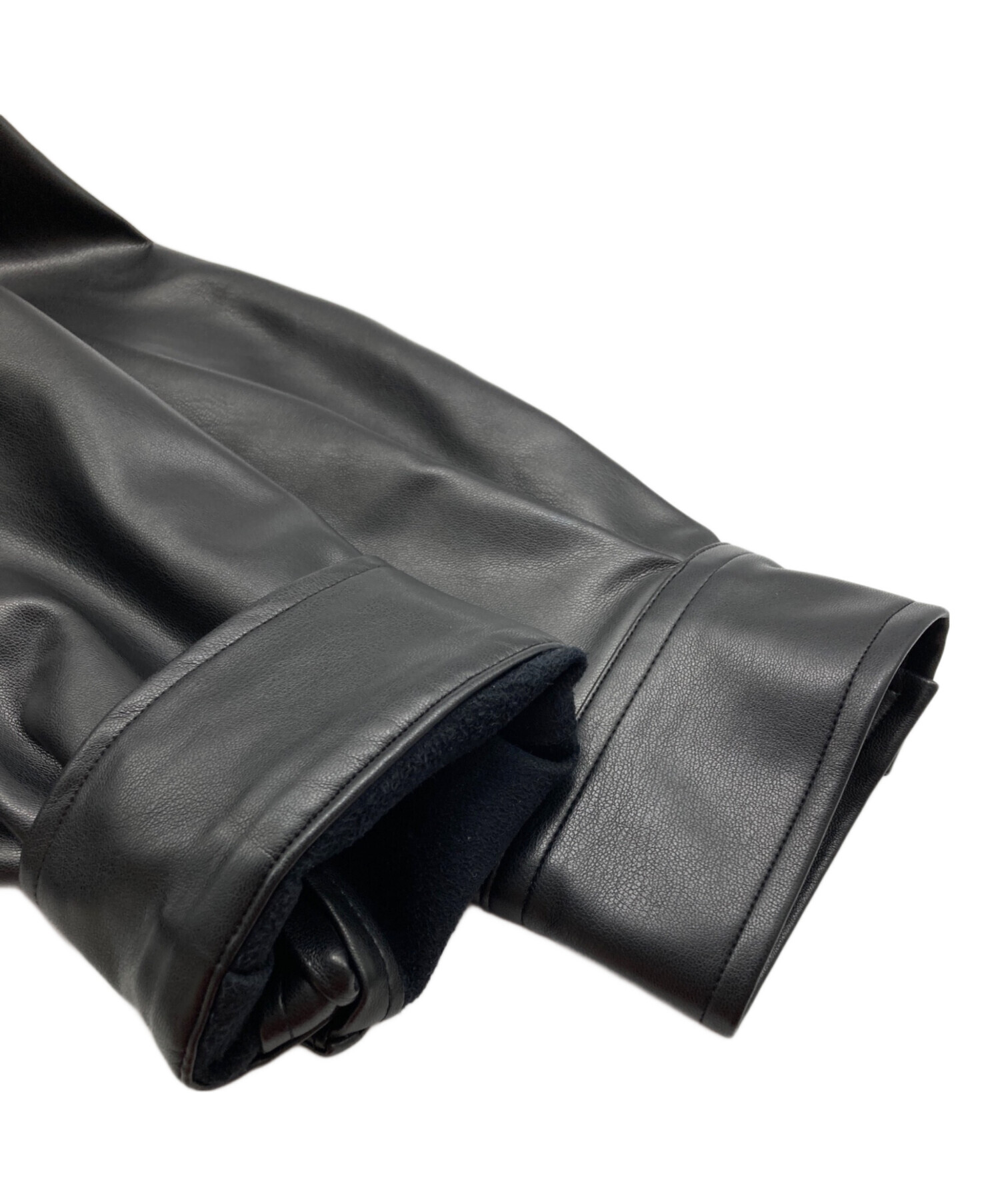 中古・古着通販】SOFTHYPHEN (ソフトハイフン) FAUX LEATHER CROPPED 