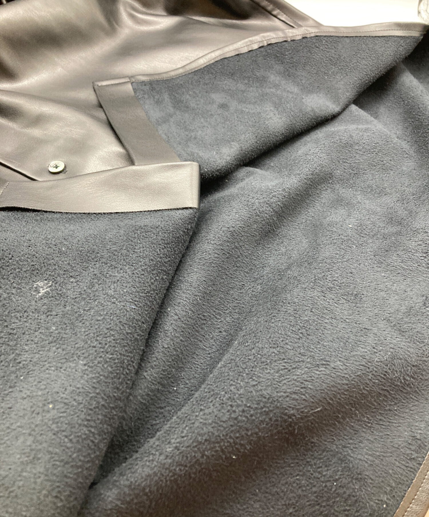 中古・古着通販】SOFTHYPHEN (ソフトハイフン) FAUX LEATHER CROPPED 