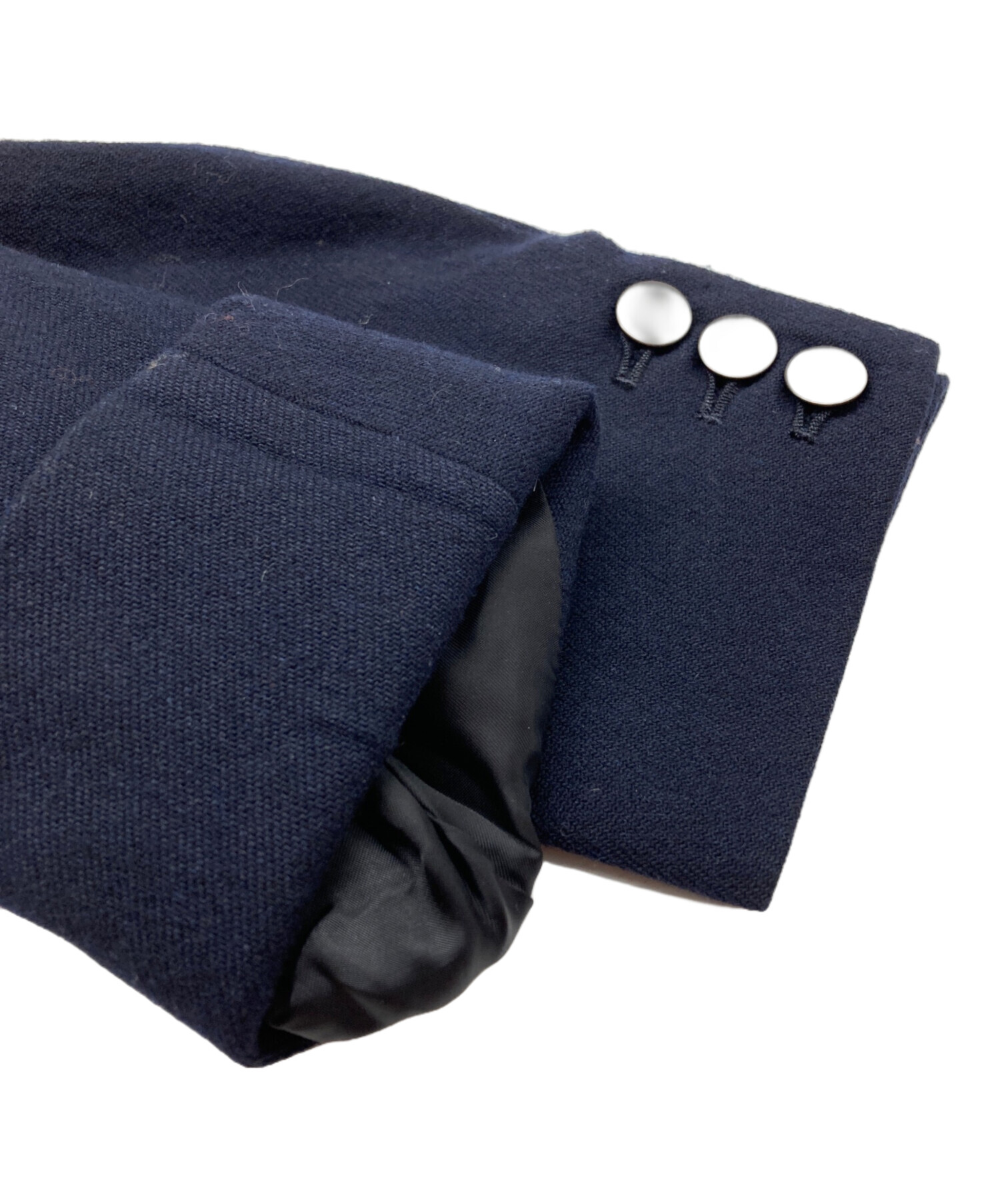 中古・古着通販】NEMETH (ネメス) 3B立体ウールジャケット ネイビー