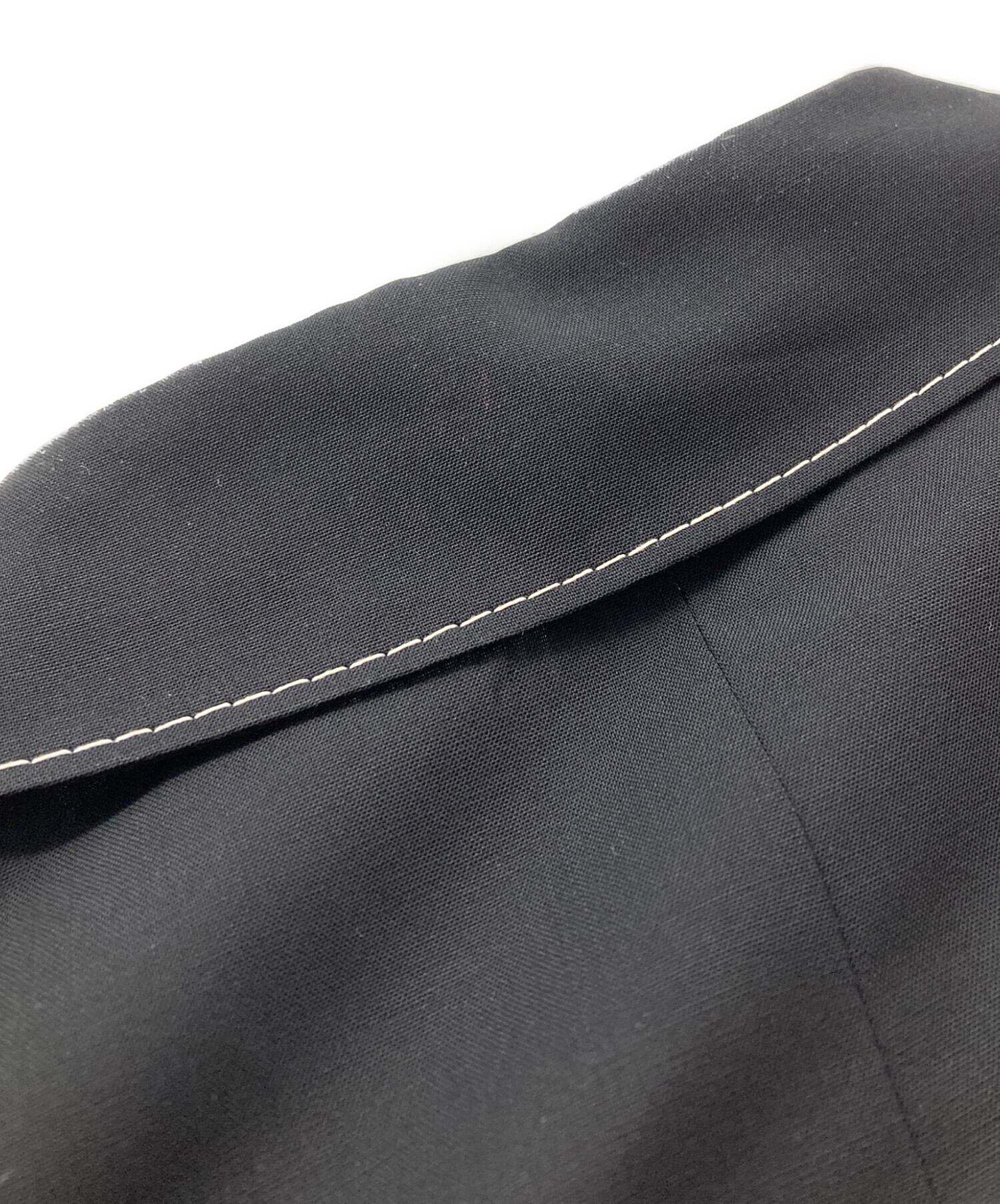 中古・古着通販】PRADA (プラダ) ステッチロングジャケット ブラック