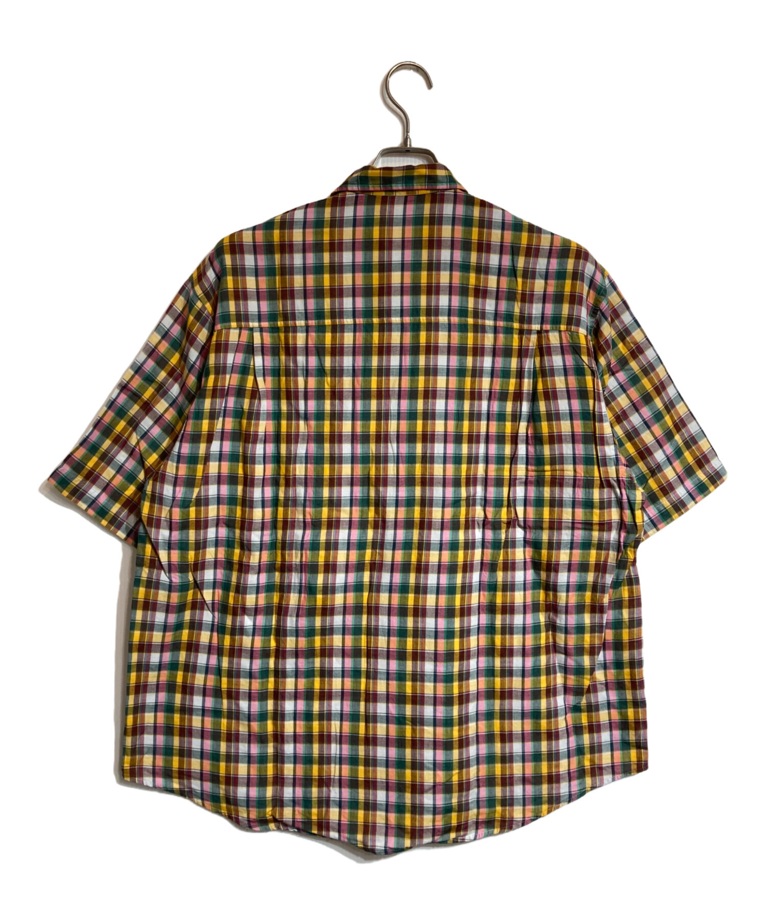 AURALEE オーラリー 半袖シャツ チェック柄 中古・古着通販】AURALEE (オーラリー) マルチチェック半袖シャツ