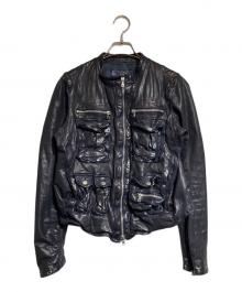 【アーカイブ】NEIL BARRETT 00s 初期タグ レザーブルゾン メンズ、アウター・ジャケット、レザージャケット、NEIL BARRETT