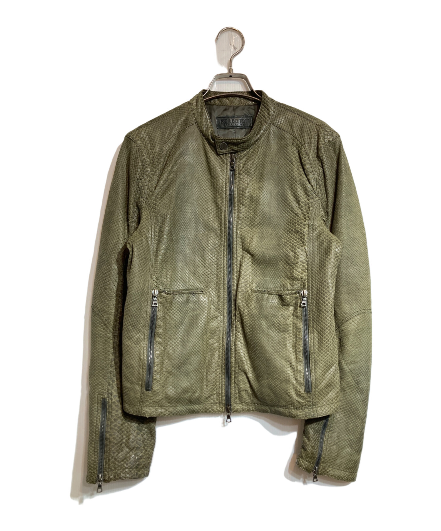 中古・古着通販】NEIL BARRETT (ニールバレット) パイソンレザー 