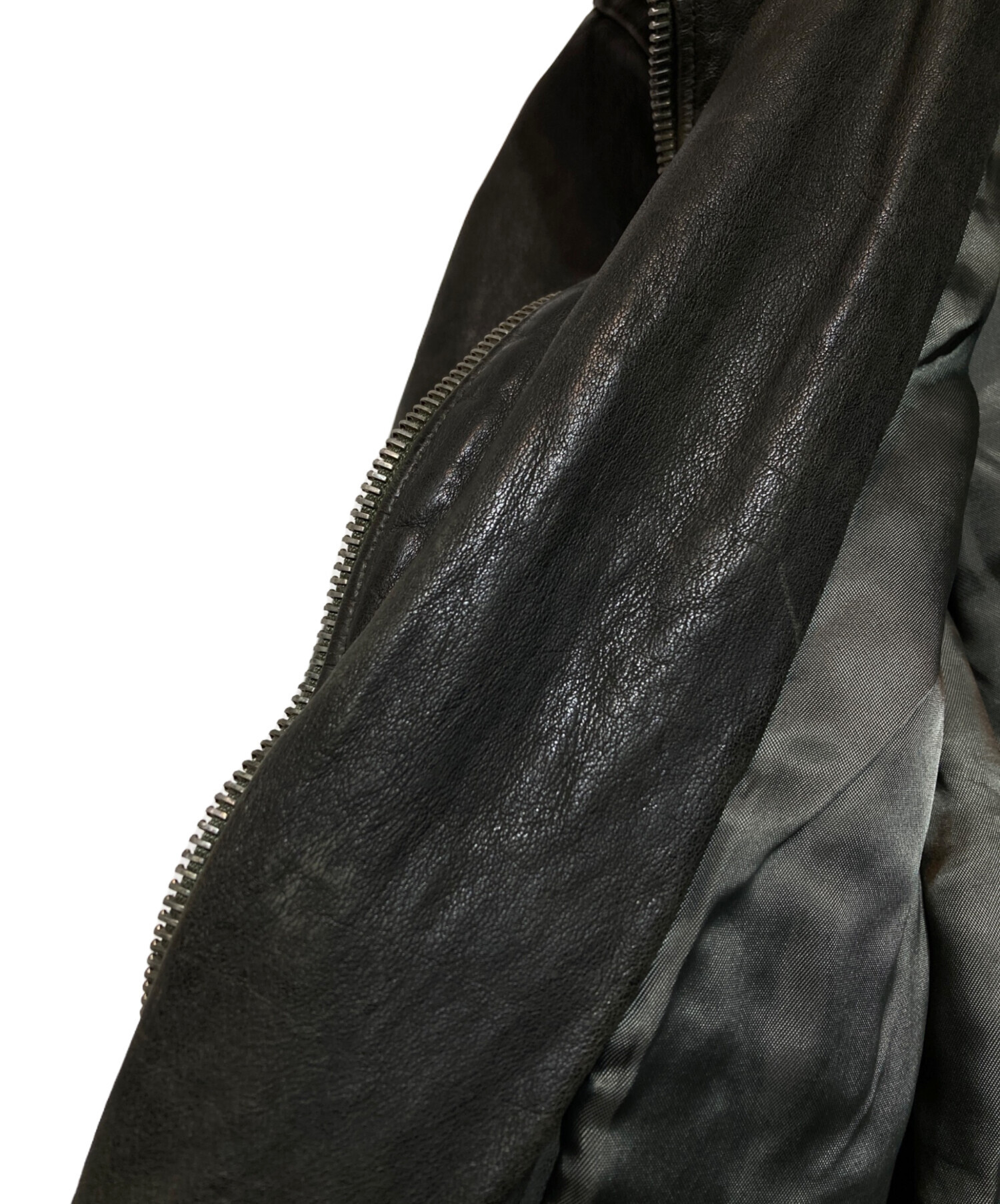 中古・古着通販】NEIL BARRETT (ニールバレット) 襟ファーレザー