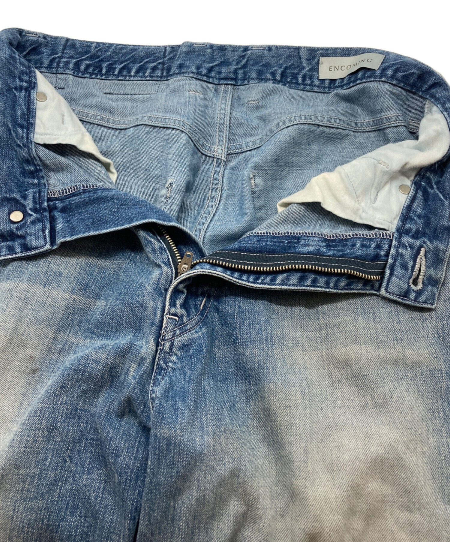 中古・古着通販】ENCOMING (インカミング) FADED DENIM TROUSER