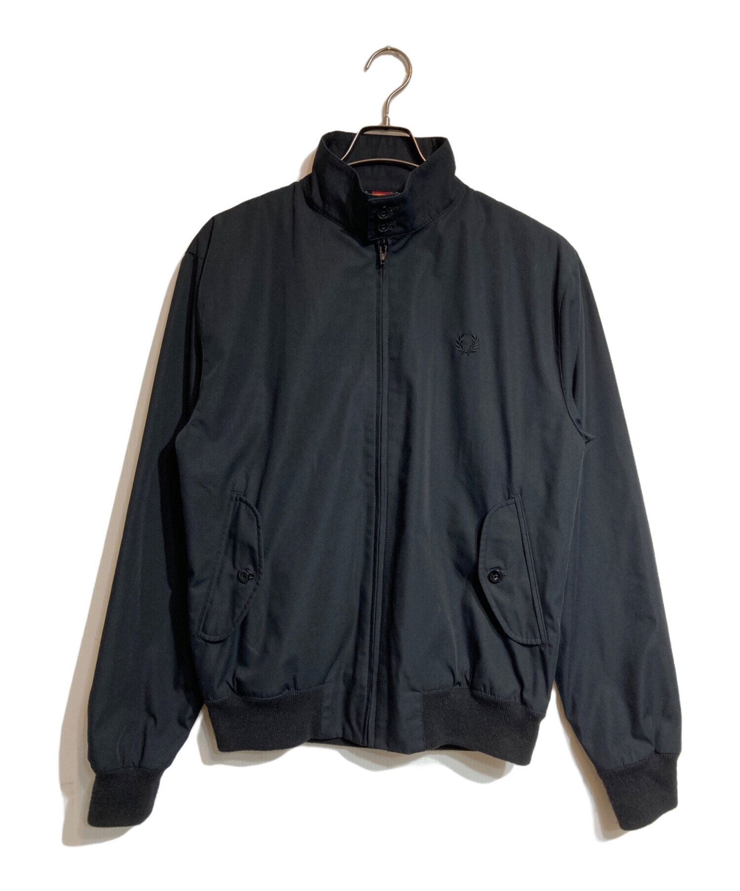中古・古着通販】FRED PERRY (フレッドペリー) ブラックハリントン 